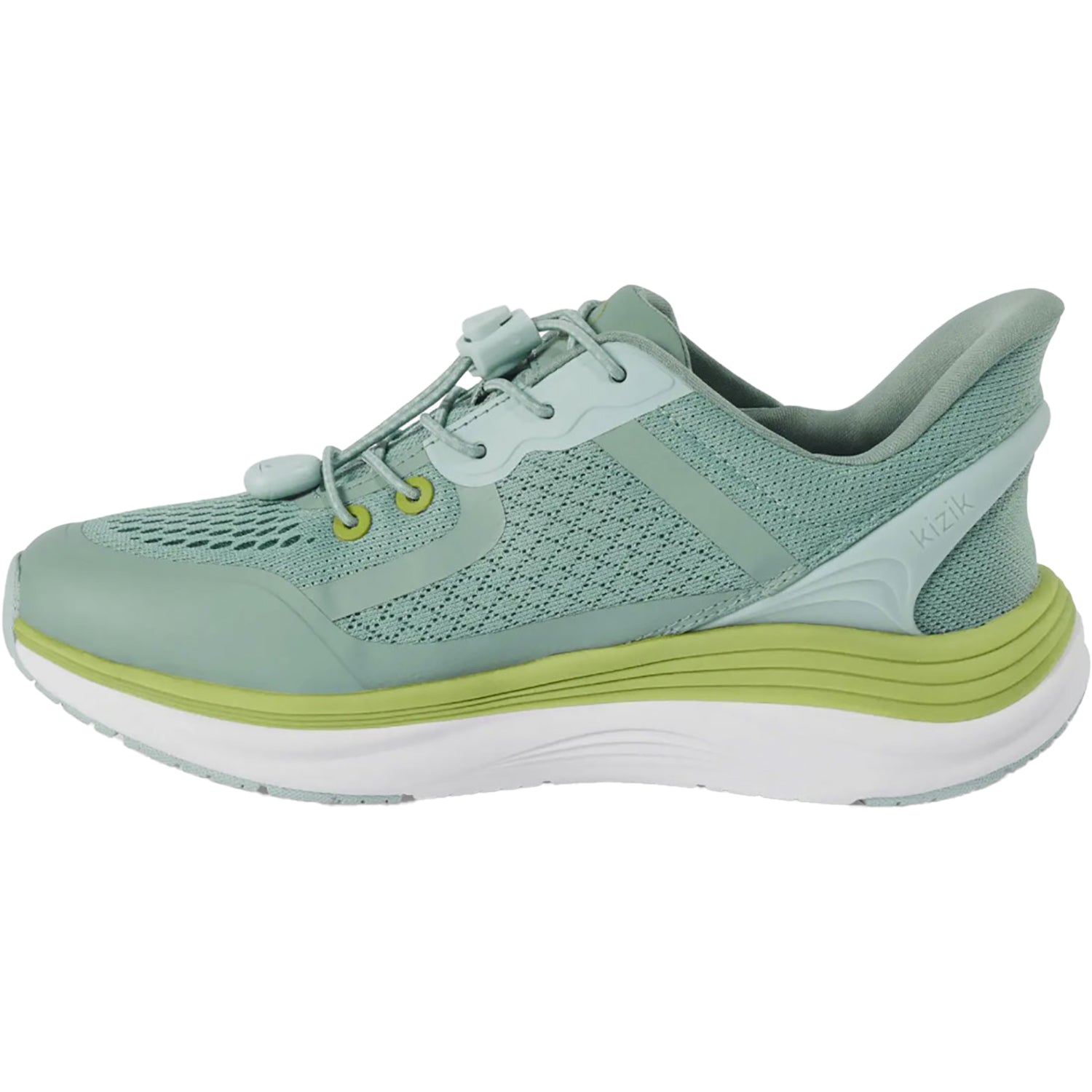 Womens Kizik Women's Kizik London Surf Spray/Granite Green Mesh Surf Spray/Granite Green Mesh