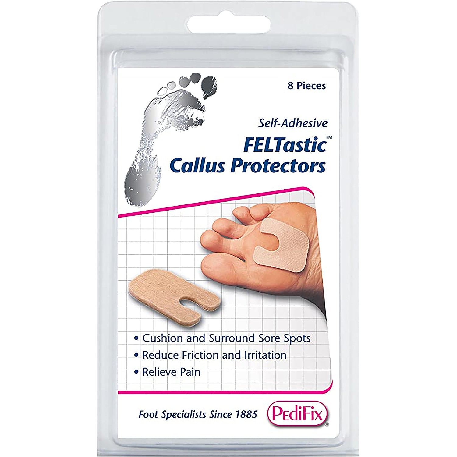 Unisex Pedifix Unisex PediFix FELTastic Callus Protectors 8 Pack