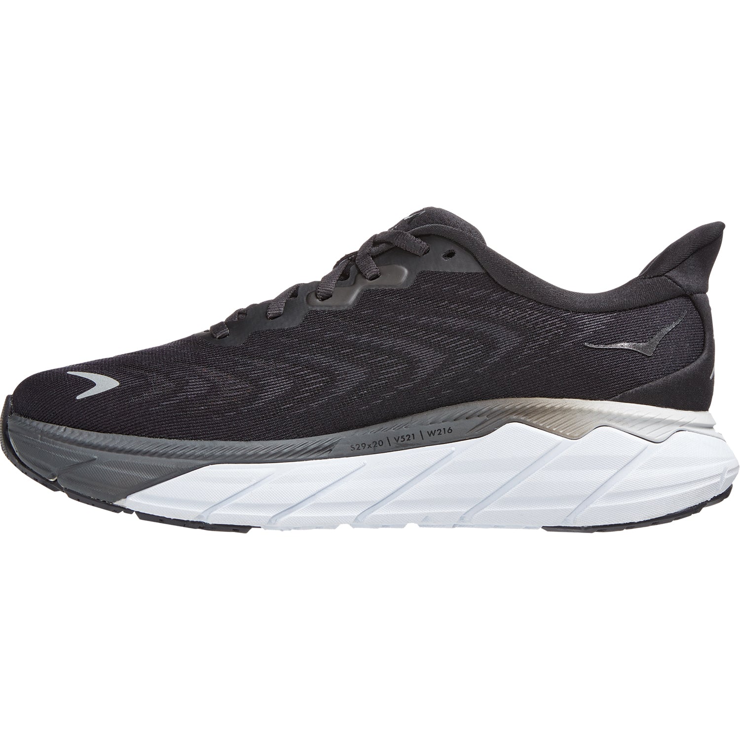 Womens Hoka one one Women's Hoka Arahi 6 Black/White Mesh Black/White Mesh