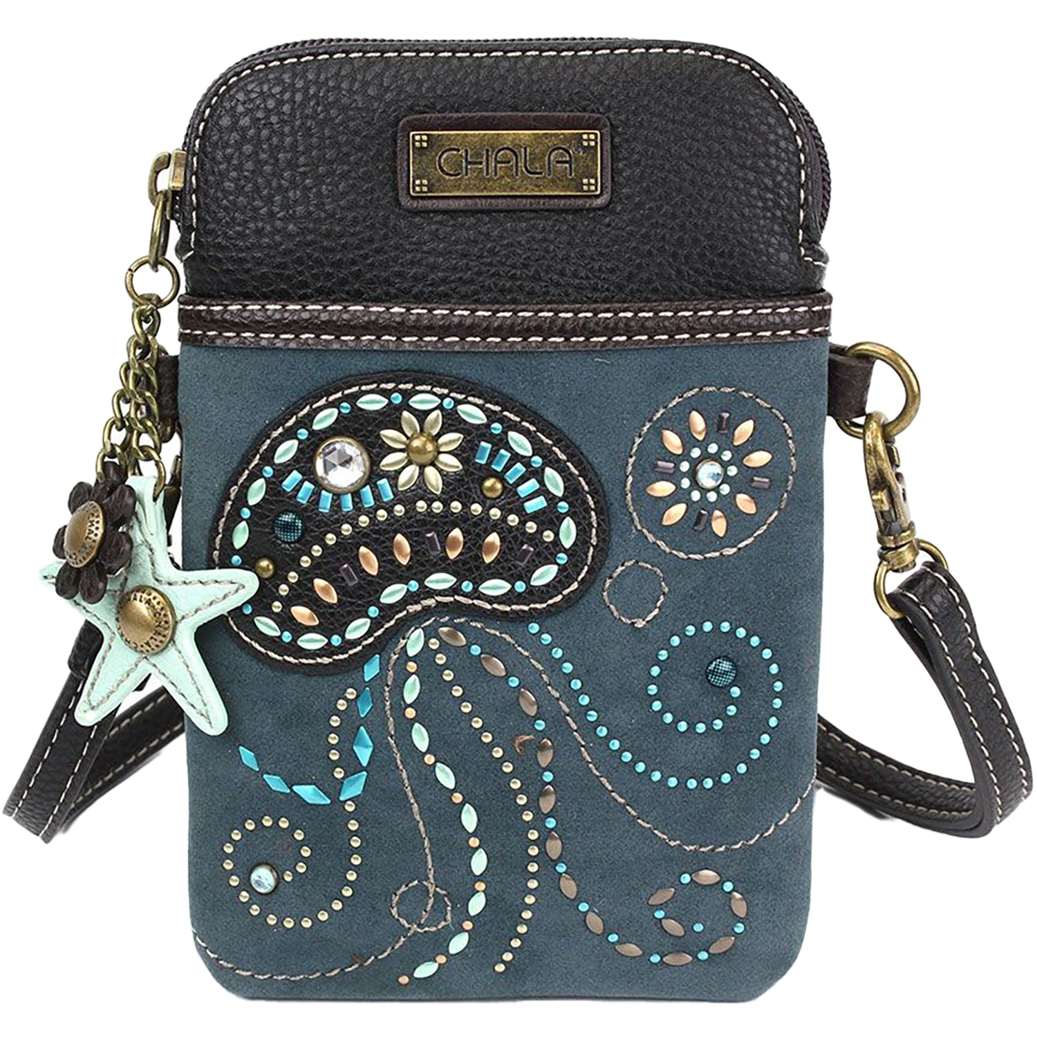 Unisex Chala Chala Jellyfish Dazzled Cellphone Xbody Navy Synthetic Navy Synthetic