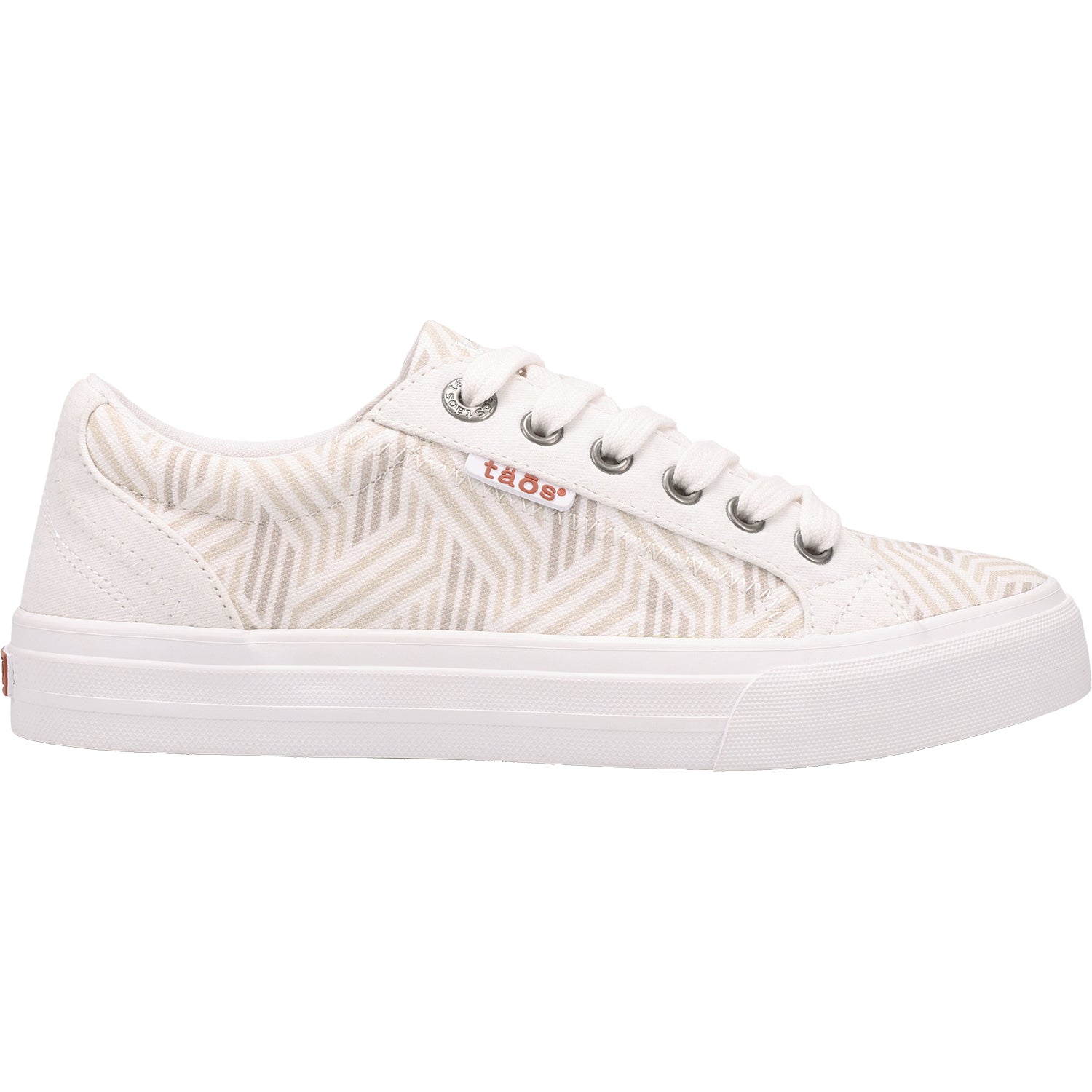 Womens Taos Women's Taos Plim Soul Geo Print White Multi Canvas Geo Print White Multi Canvas