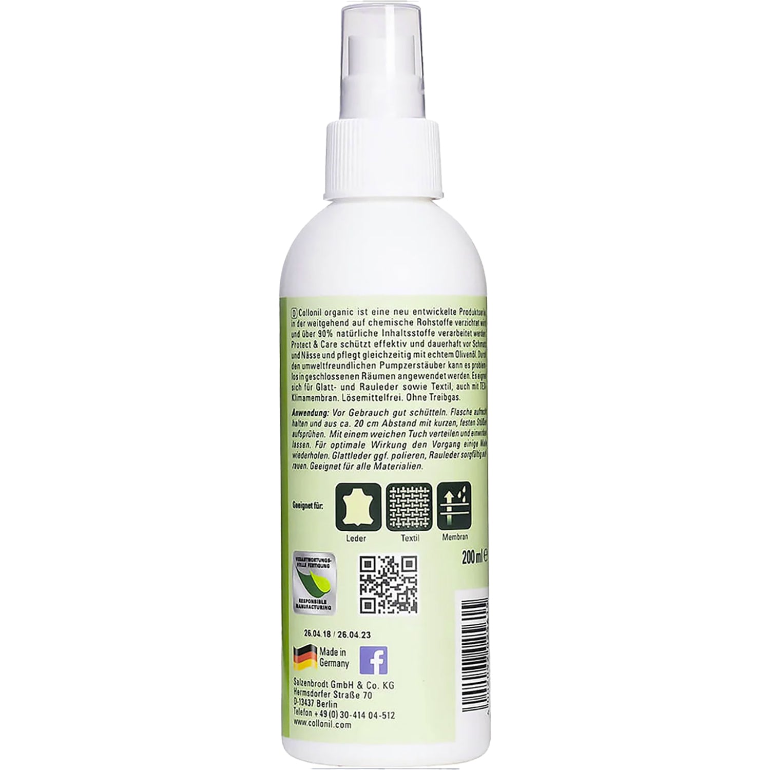 Unisex Collonil Unisex Collonil Organic Protect & Care 200 mL (6.76 Oz)