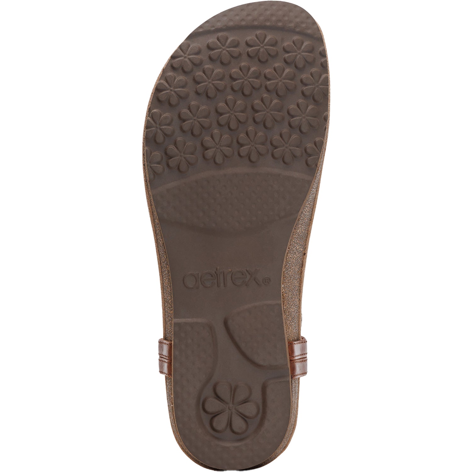 Womens Aetrex Women's Aetrex Evelyn Walnut Leather Walnut Leather