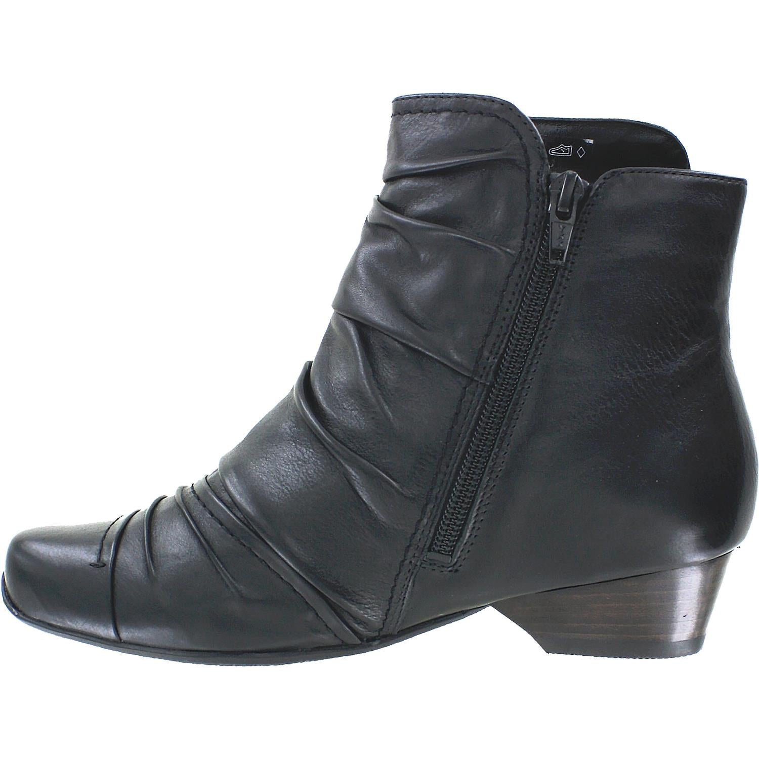 Womens Ziera Women's Ziera Crystal Black Leather Black Leather