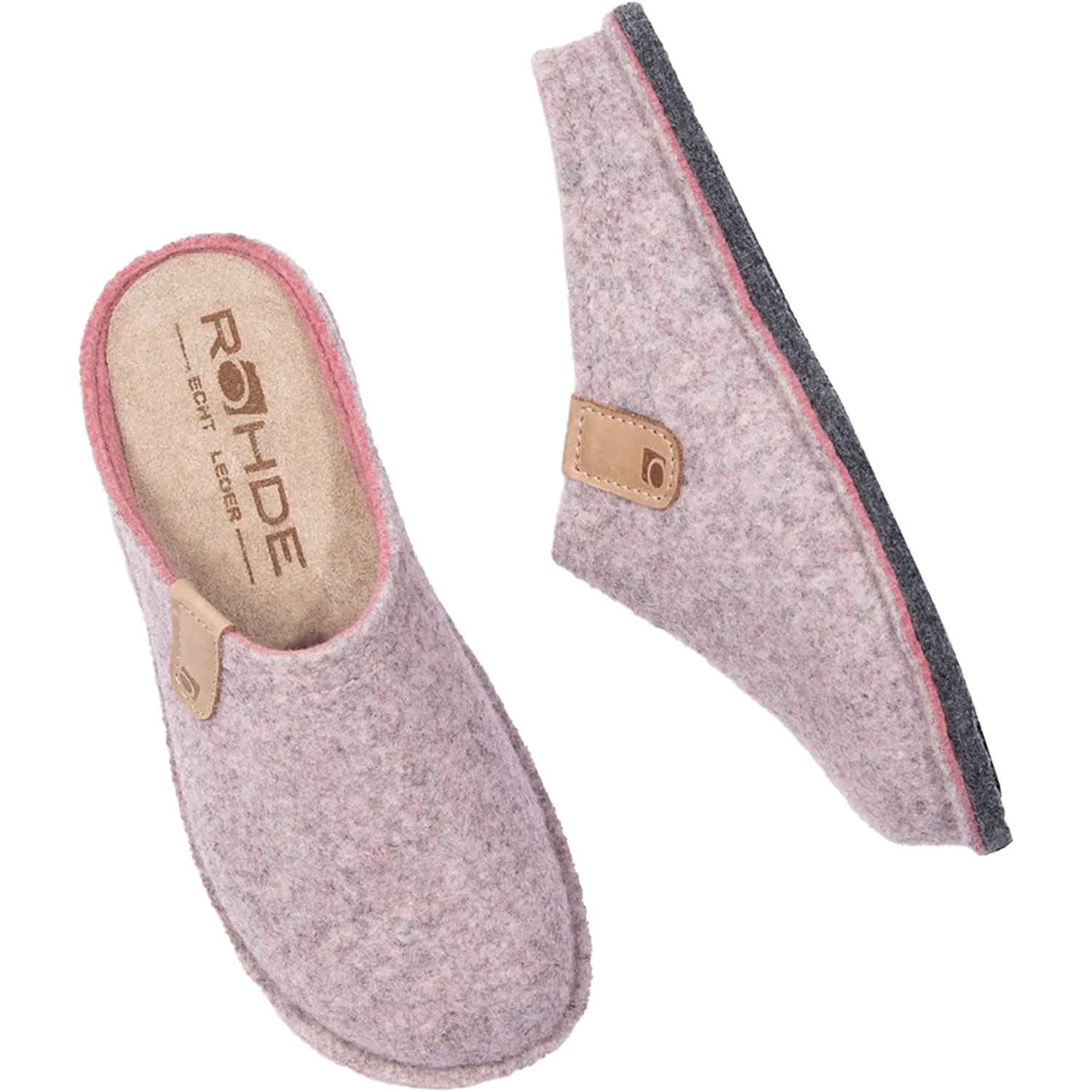 Womens Rohde Women's ROHDE Lucca-D Rose Synthetic Rose Synthetic