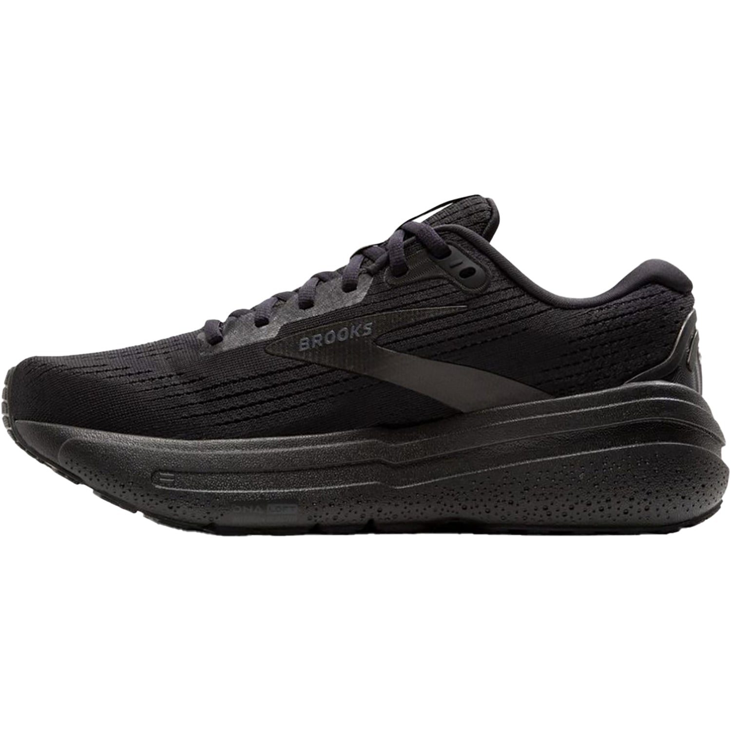 Womens Brooks Women's Brooks Ghost Max 2 Black/Black/Ebony Mesh Black/Black/Ebony