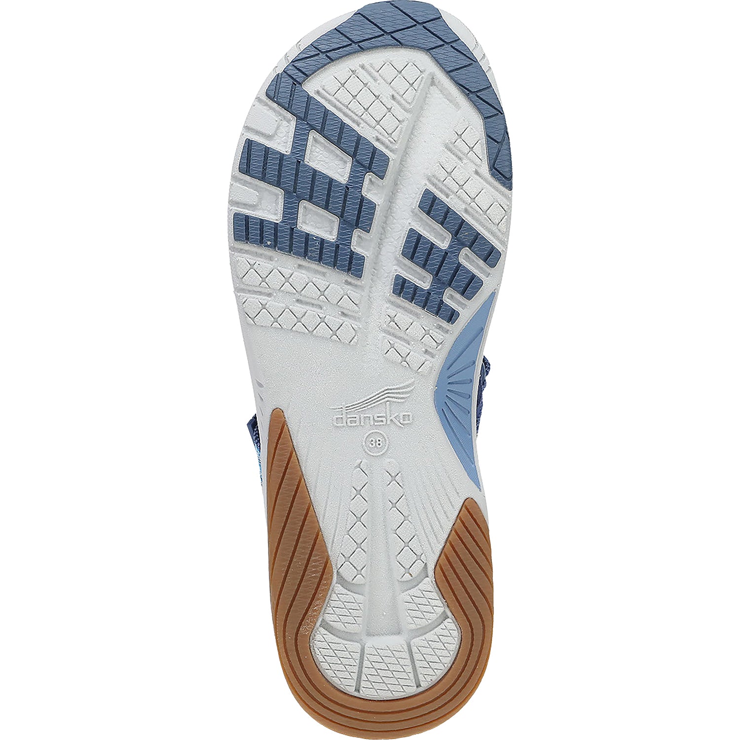 Womens Dansko Women's Dansko Rayna Blue Multi Webbing Synthetic Blue Multi Webbing Synthetic