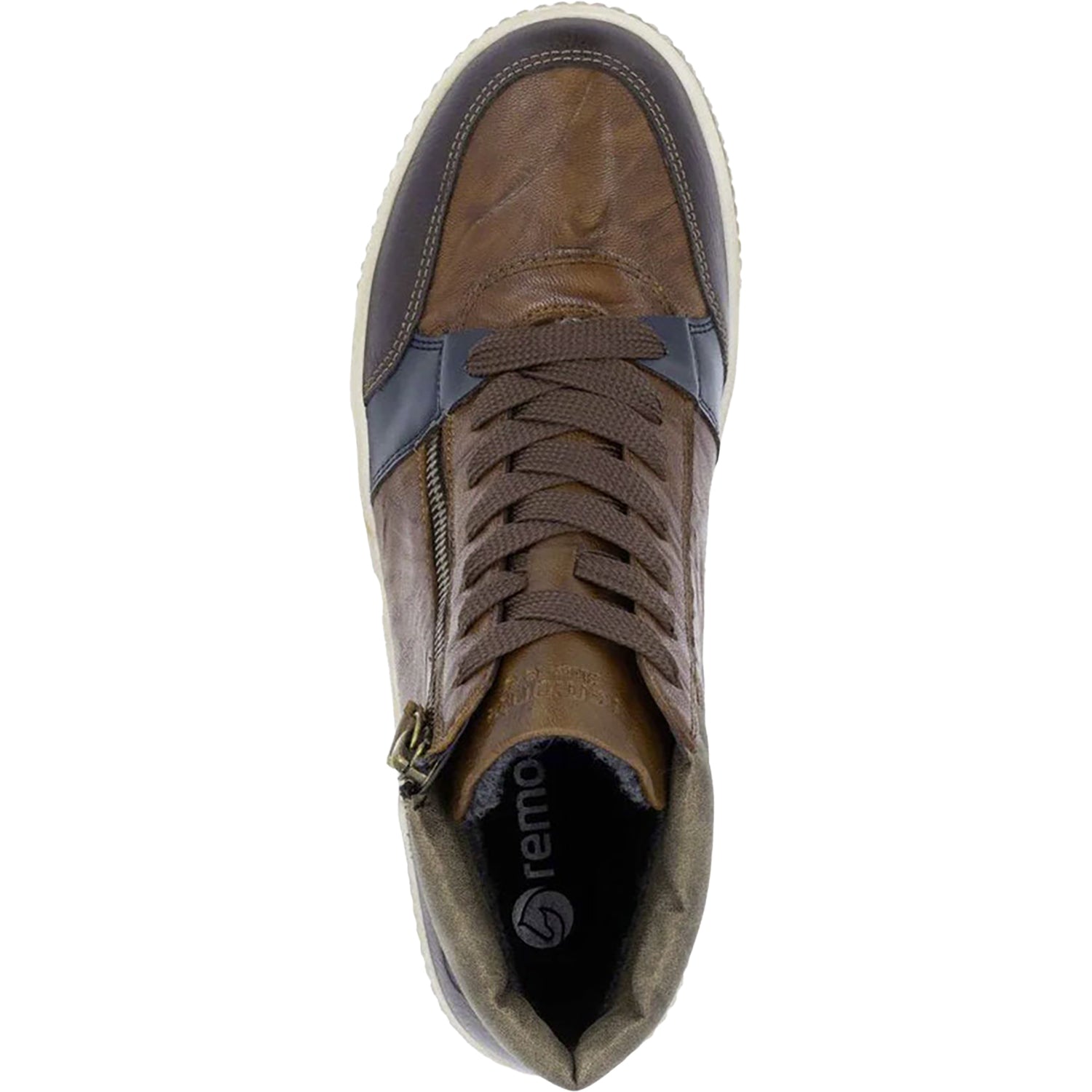 Womens Remonte Women's D0778-22 Maditta 78 Havanna/Noce/Pazifik Leather Havanna/Noce/Pazifik