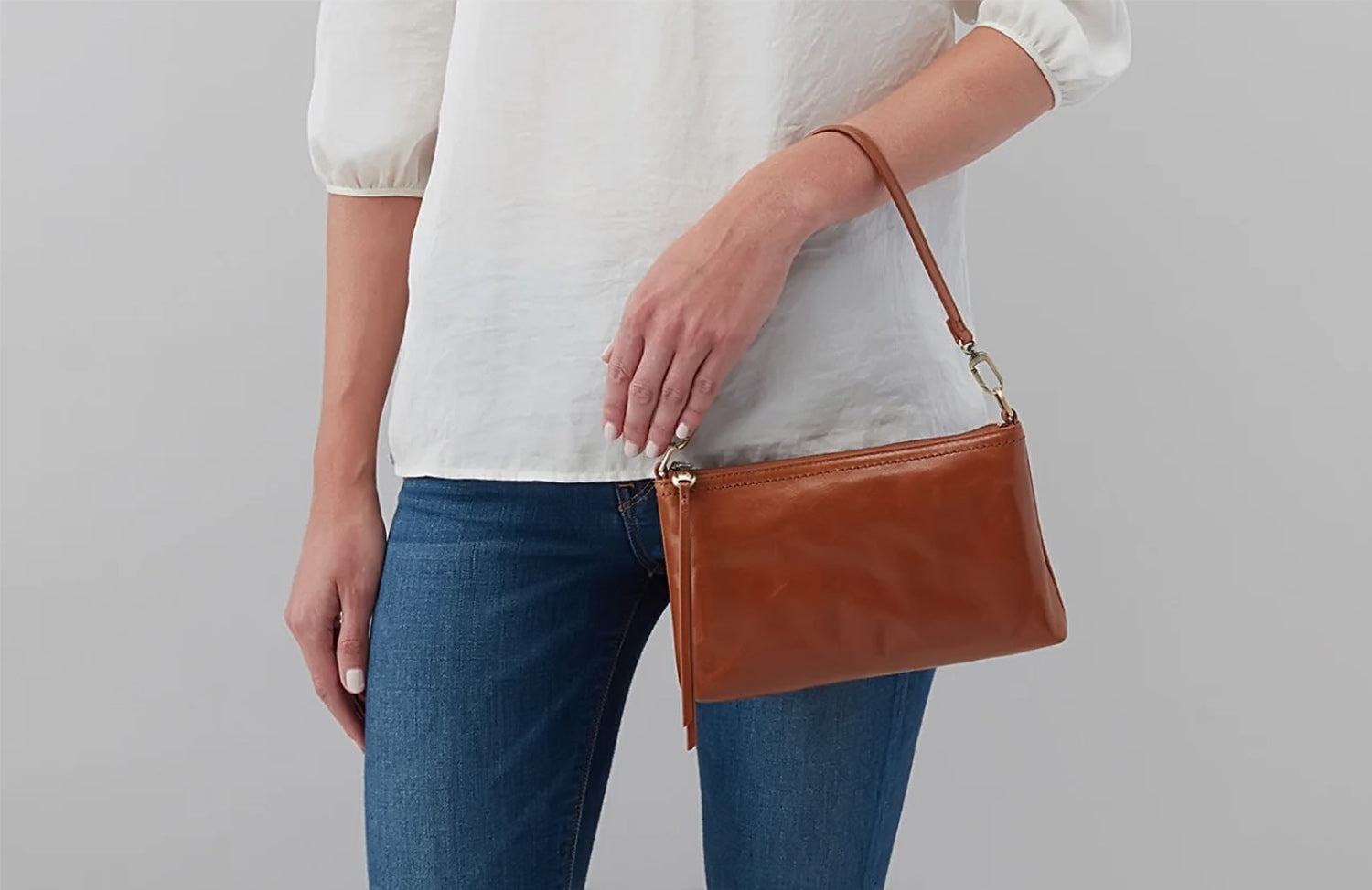 Womens Hobo Hobo International Darcy Crossbody Polished Natural Polished Natural