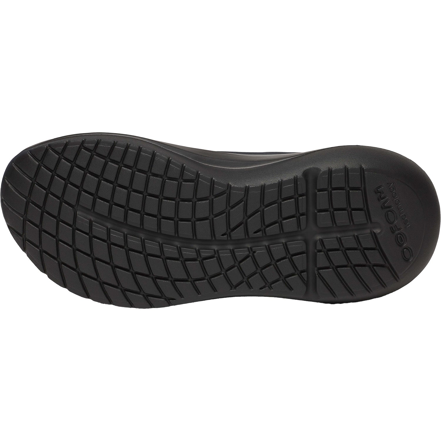 Womens Oofos Women's Oofos Oomy Stride Black/Black Synthetic Black/Black Synthetic