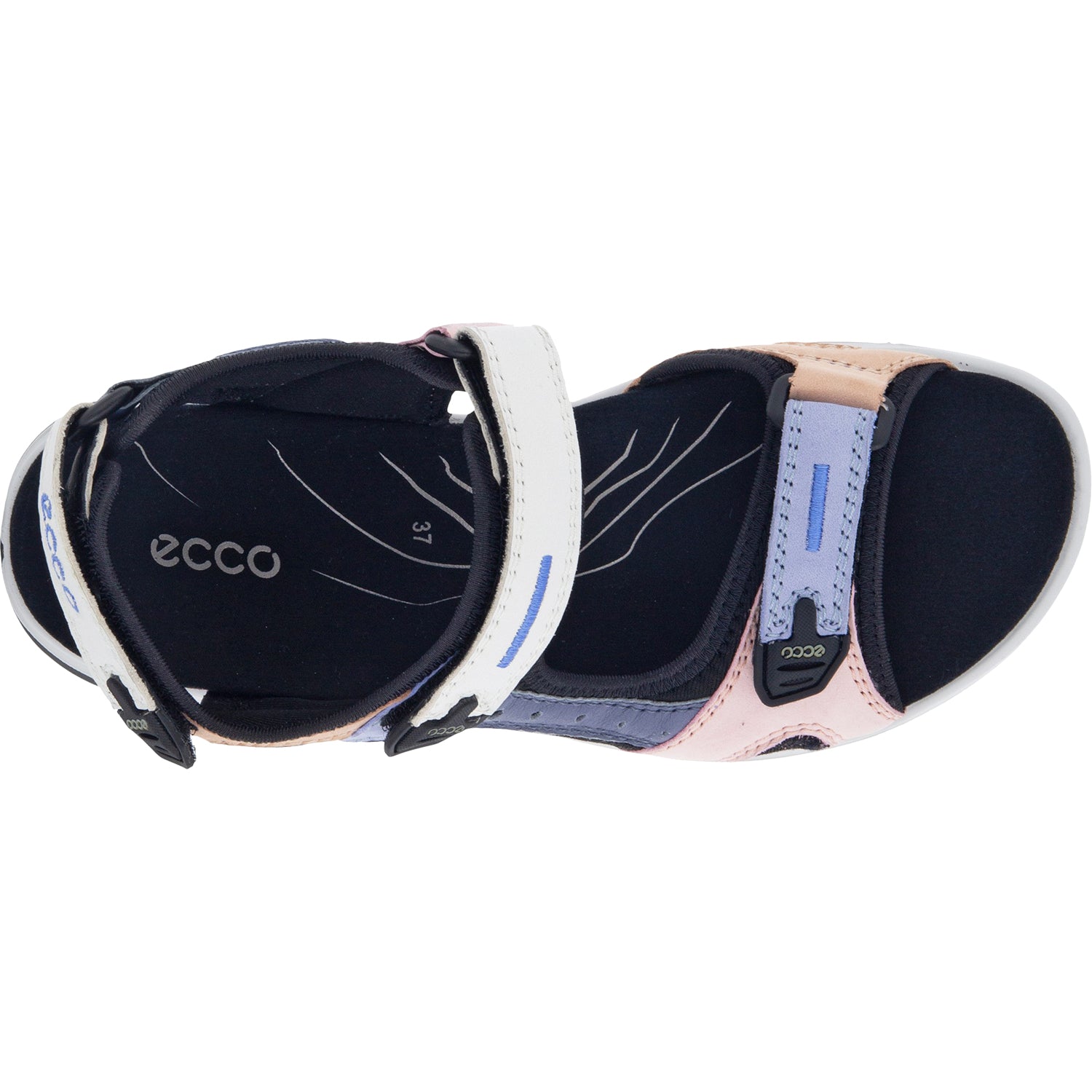 Womens Ecco Women's Ecco Yucatan Multi Color Eventide Nubuck Multi Color Eventide Nubuck