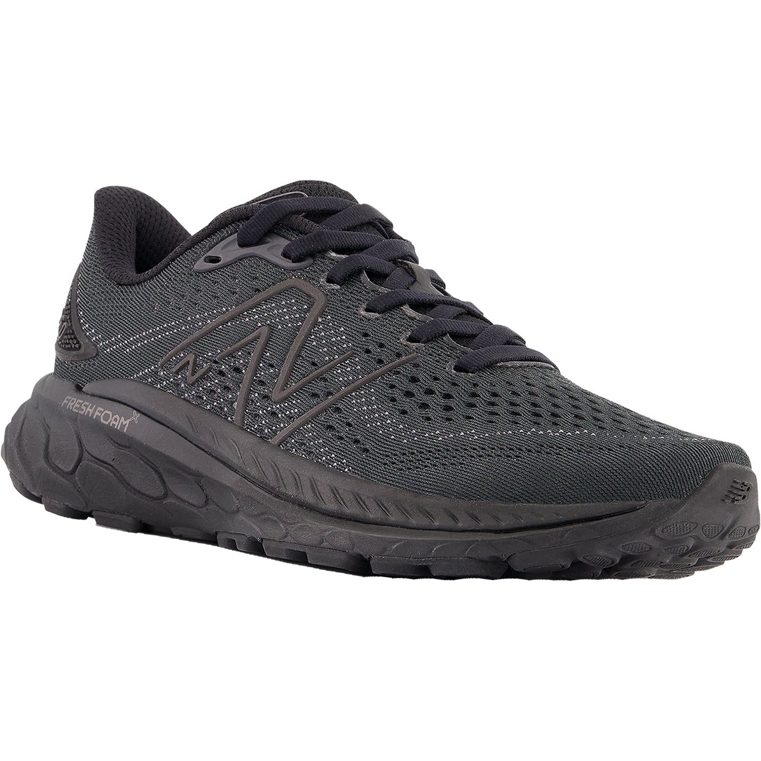 Womens New balance Women's New Balance W860T13 Fresh Foam X Black/Lead/Black Metallic Mesh Black/Lead/Black Metallic Mesh
