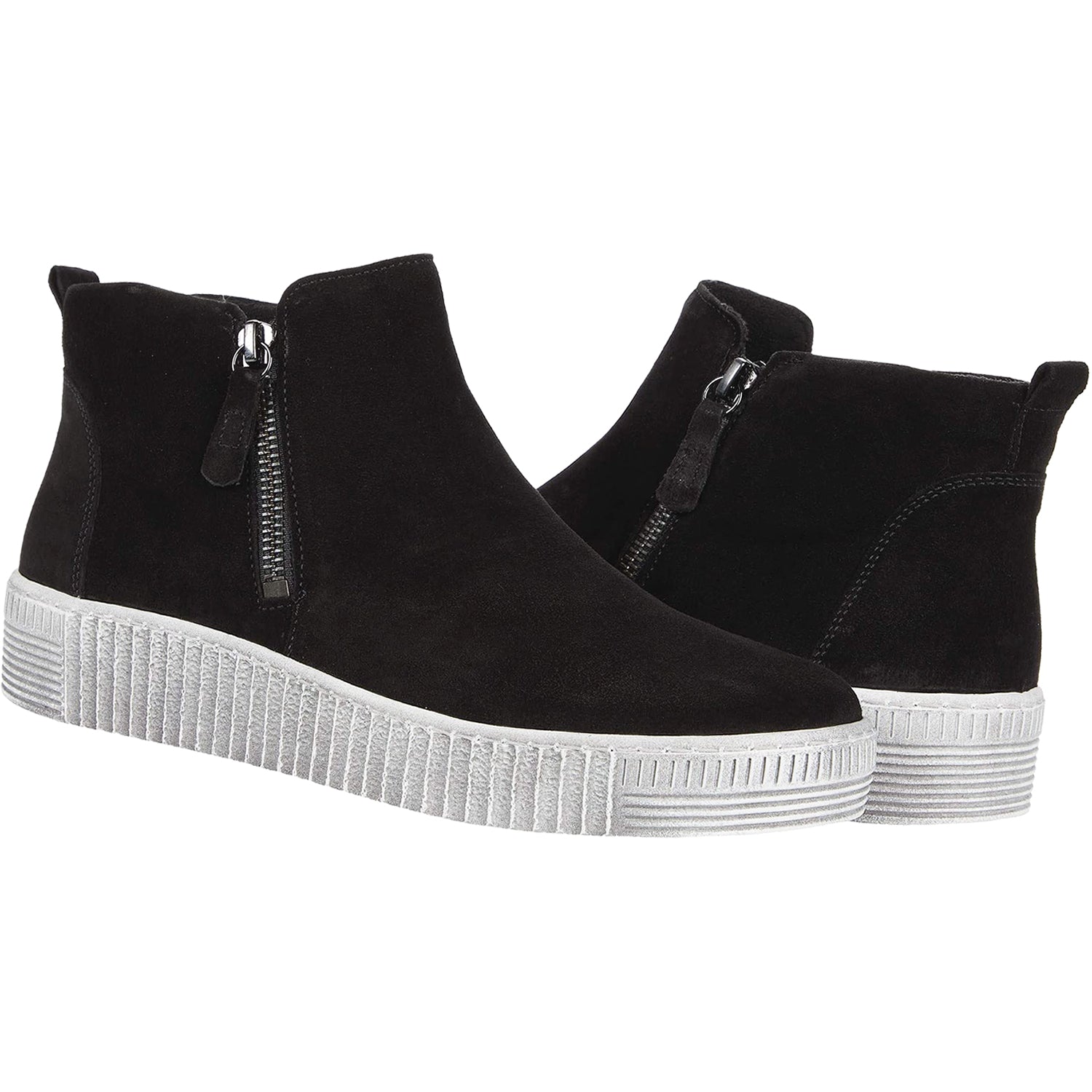 Womens Gabor Women's Gabor 53.730.17 Black Suede Black Suede