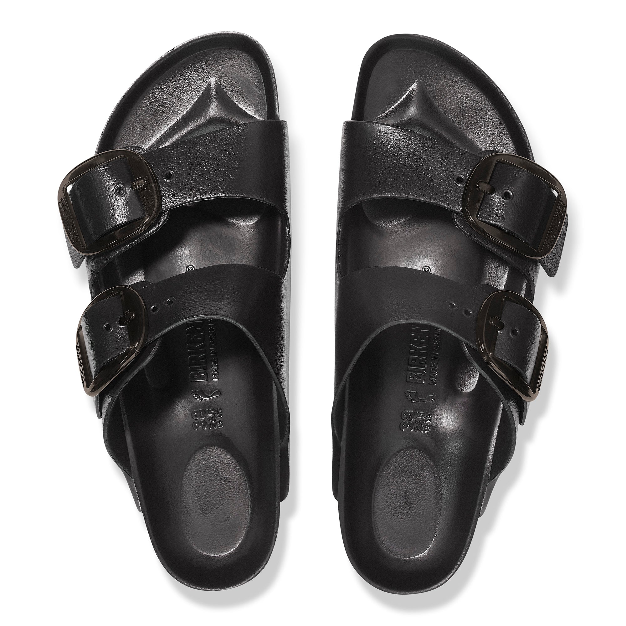 Womens Birkenstock Women's Birkenstock Eva Arizona Big Buckle Black Black