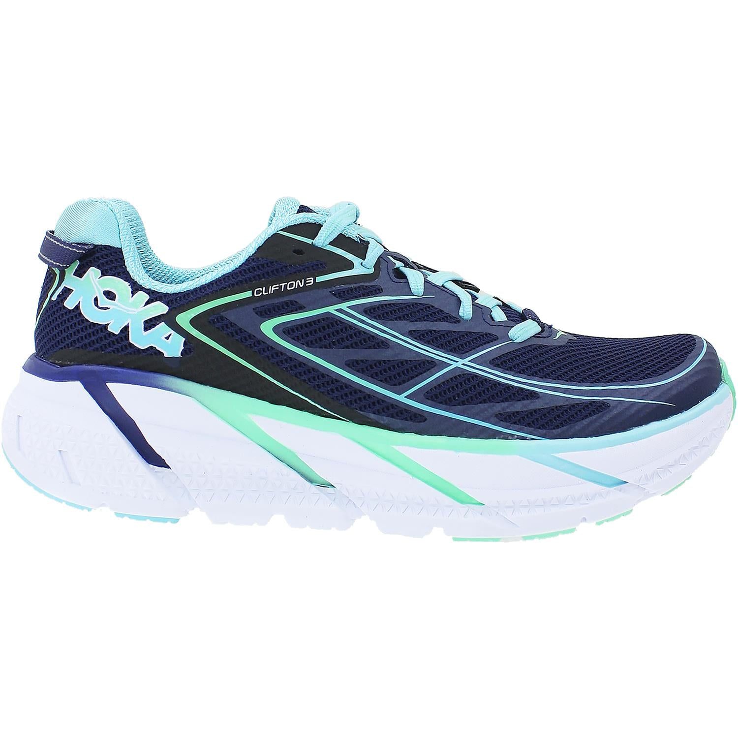 Womens Hoka one one Women's Hoka One One Clifton 3 Medieval Blue/Spring Bud Mesh Medieval Blue/Spring Bud Mesh