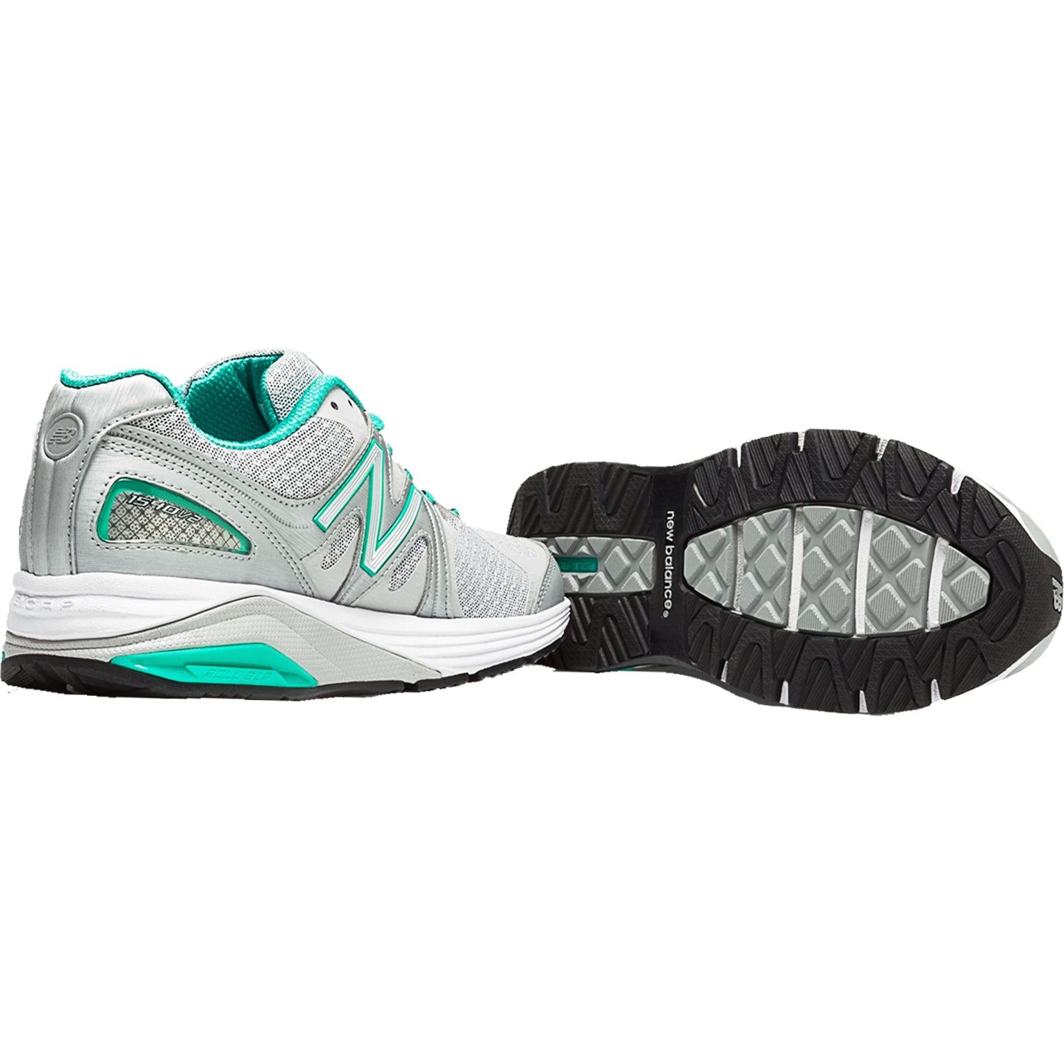 Womens New balance Women's New Balance W1540SG2 Running Shoes Silver/Green Synthetic/Mesh Silver/Green Synthetic/Mesh