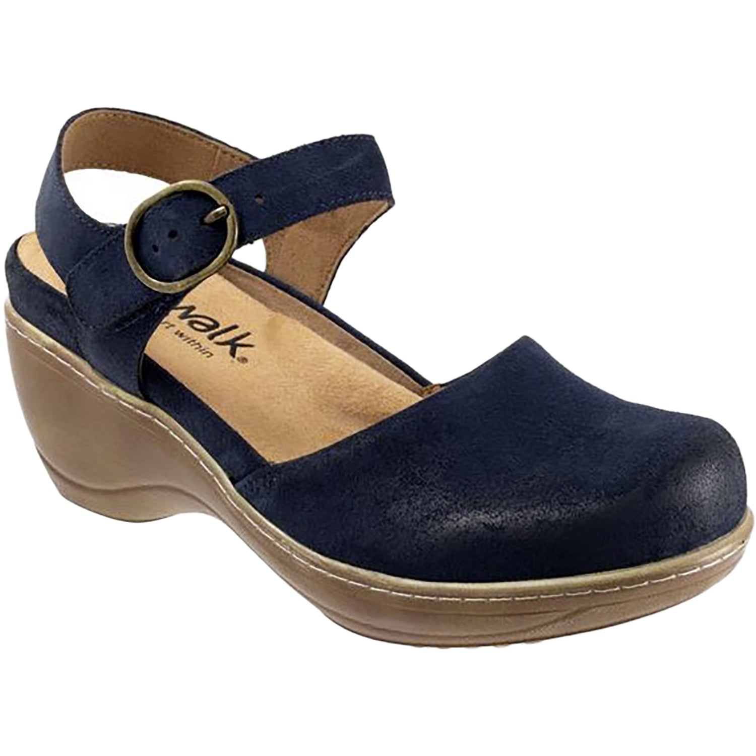 Womens Soft walk Women's Soft Walk Mabelle Navy Suede Navy Suede