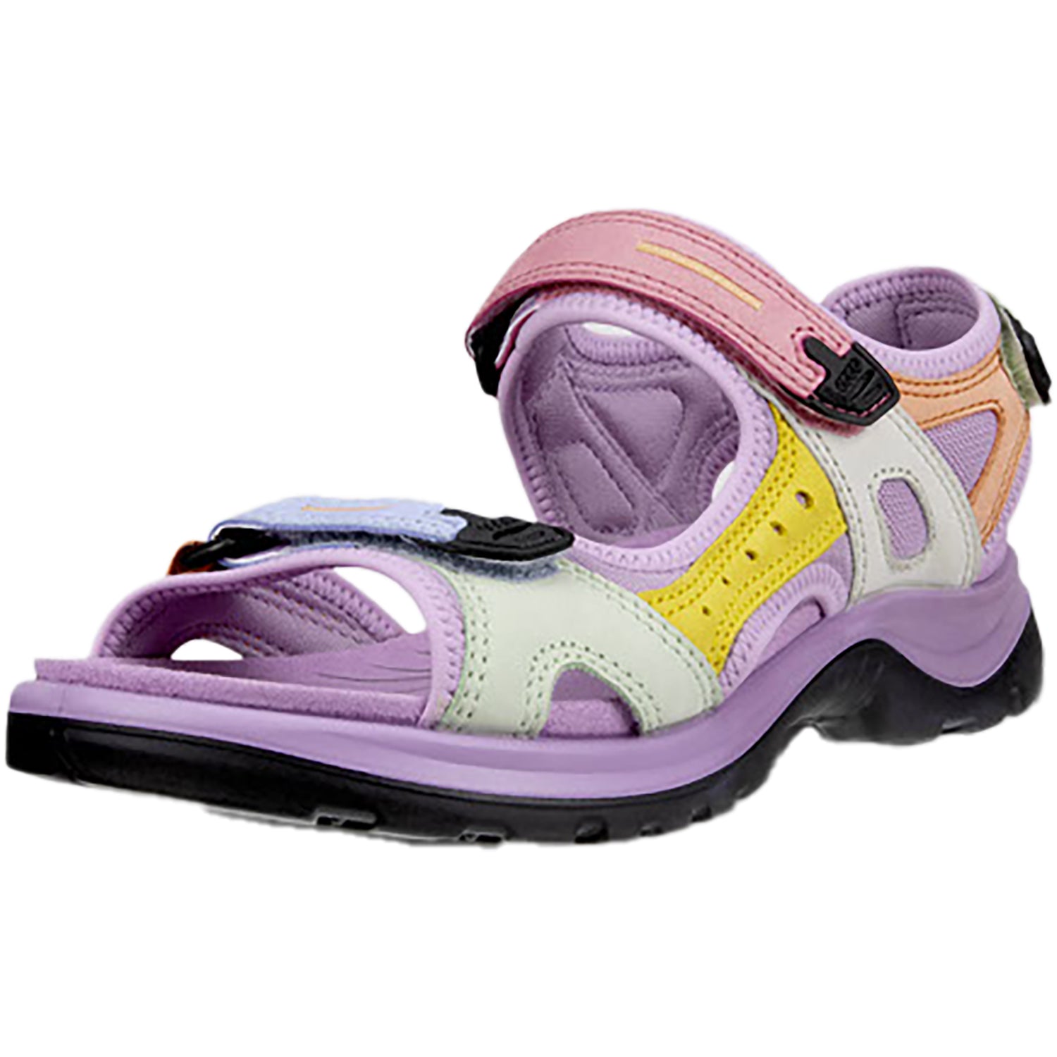 Womens Ecco Women's Ecco Offroad Yucatan Multicolor Lavender Mist Nubuck Lavender Mist