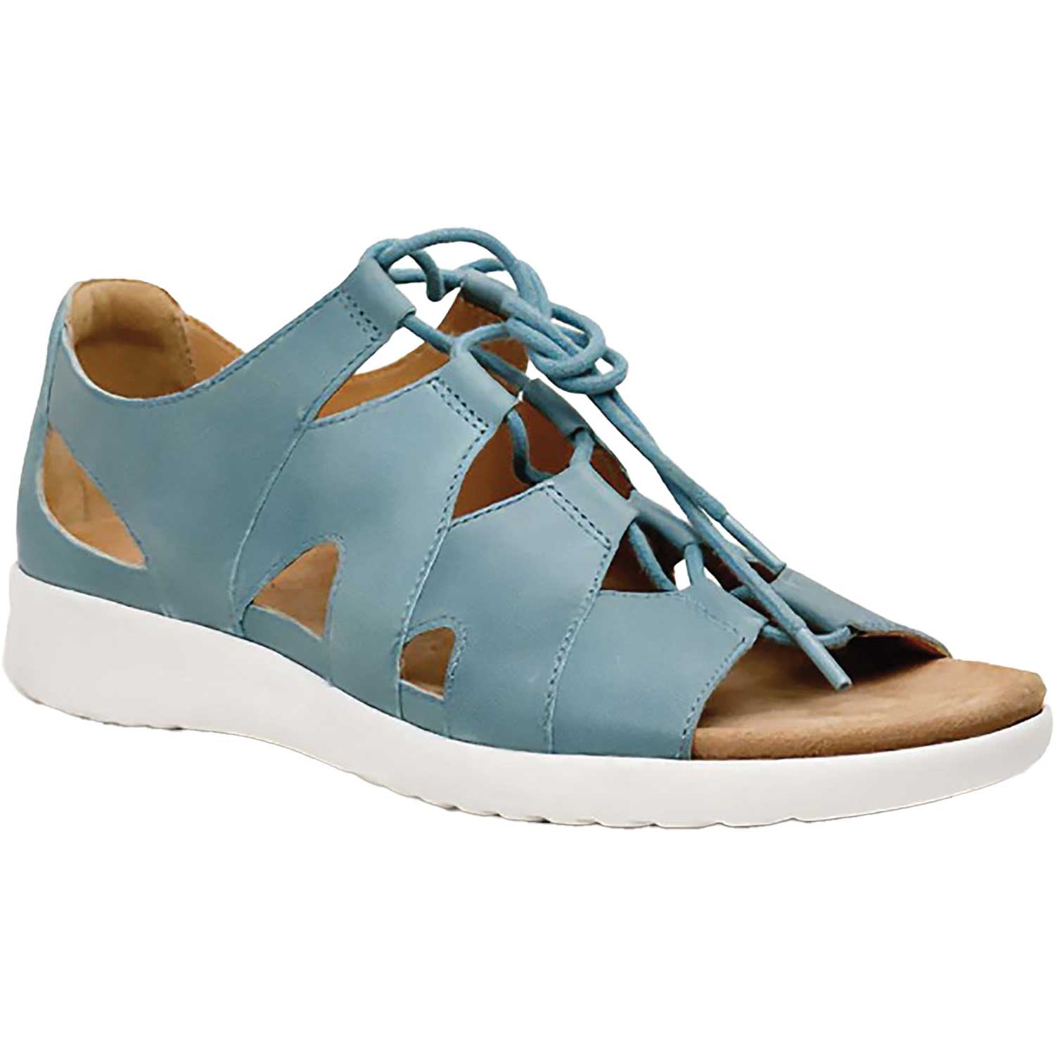 Womens Ziera Women's Ziera Barnett Blue/White Leather Blue/White Leather