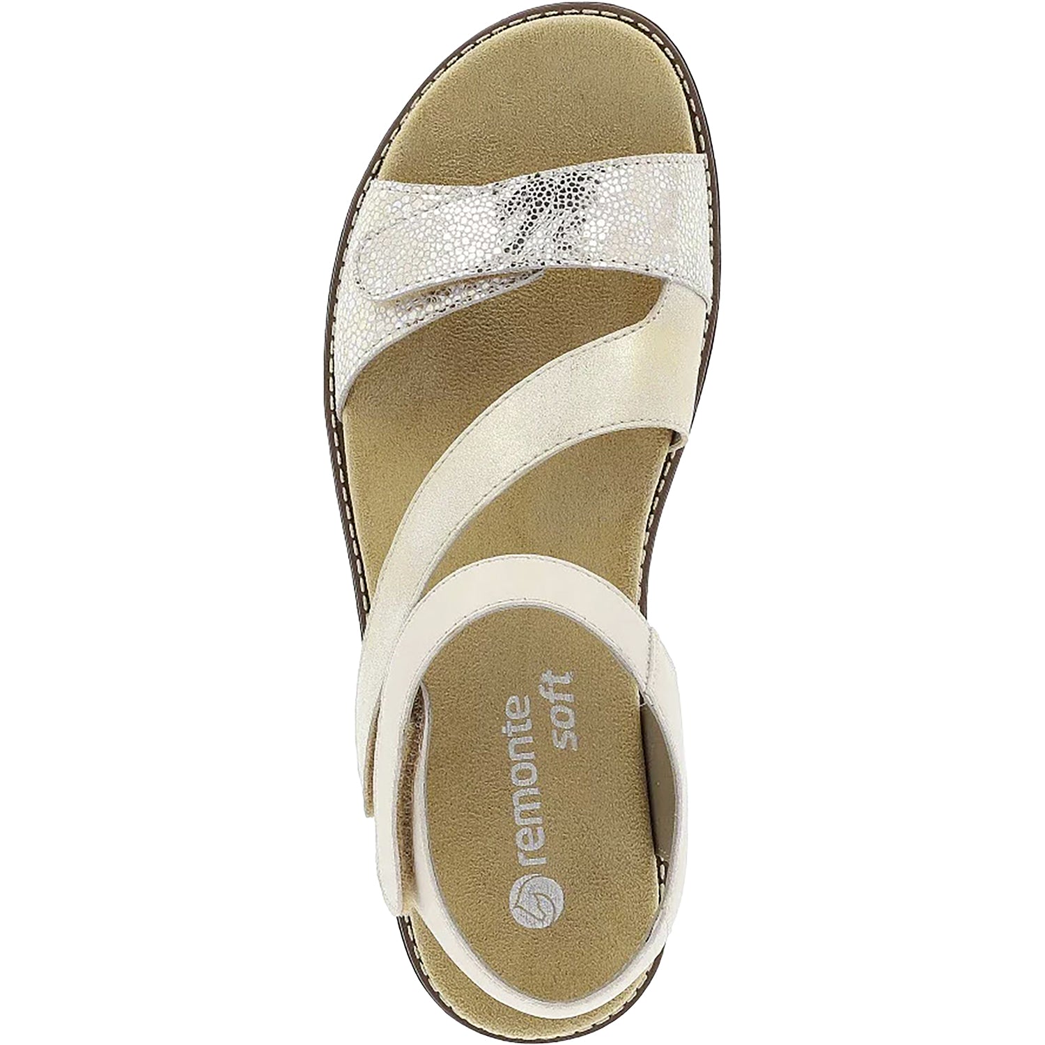 Womens Remonte Women's Remonte D2050-61 Jocelyn 50 Weissgold/Muschel Leather Weissgold/Muschel Leather