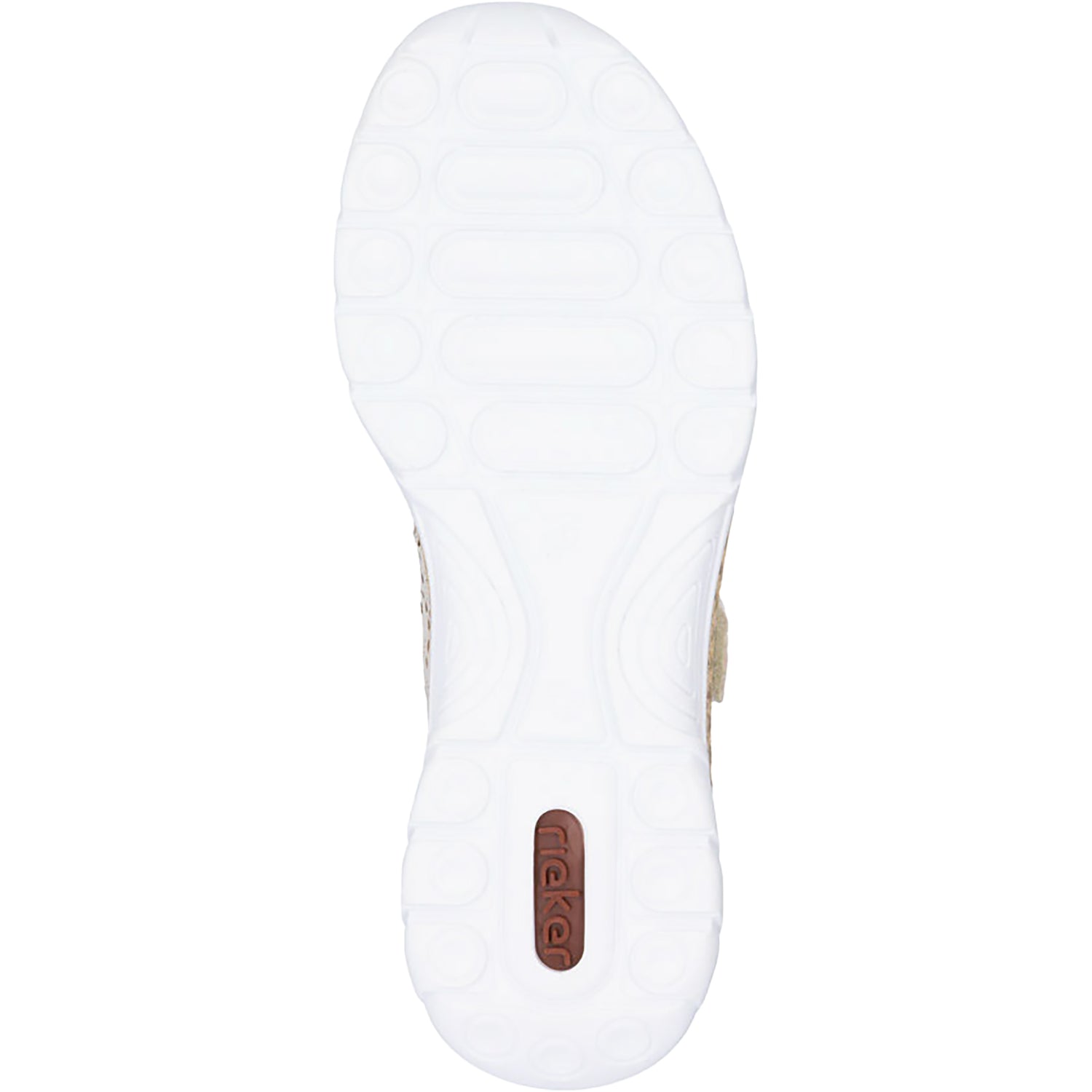 Womens Rieker Women's Rieker N4299-60 Perle/Cement/Cream Synthetic Stretch Nubuck Perle/Cement/Cream