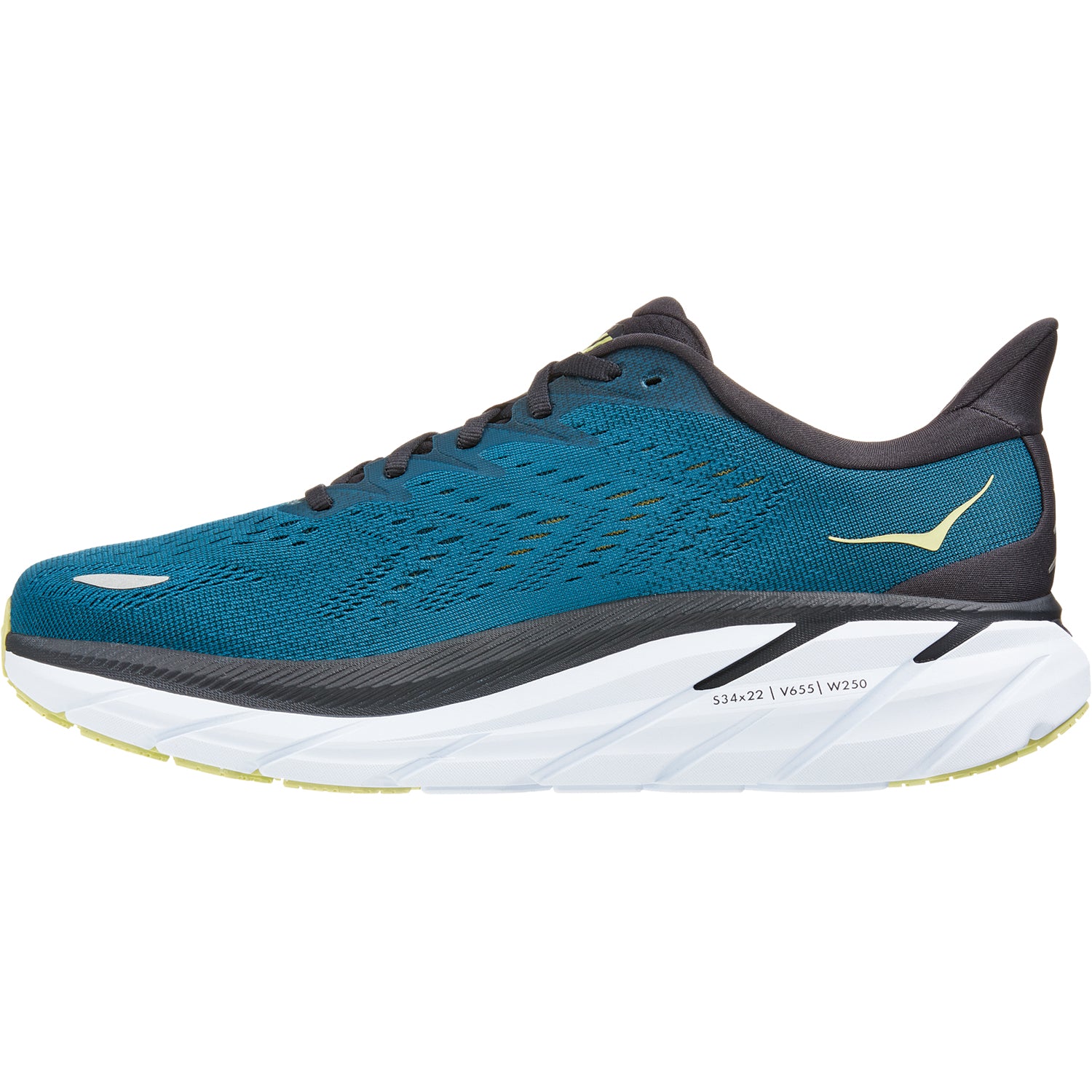 Mens Hoka one one Men's Hoka One One Clifton 8 Blue Coral/Butterfly Mesh Blue Coral/Butterfly Mesh
