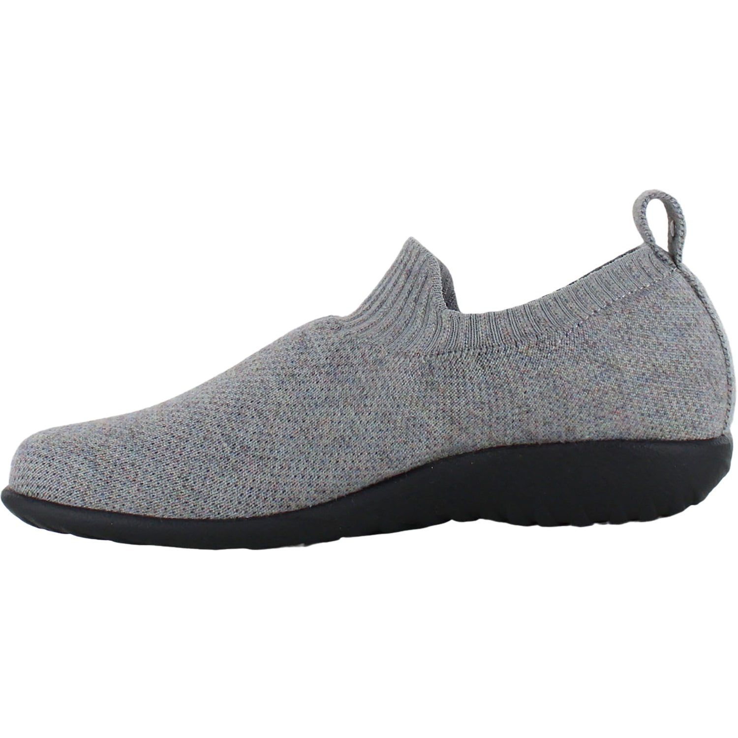Womens Naot Women's Naot Nuku Grey/Black Knit Black/Grey