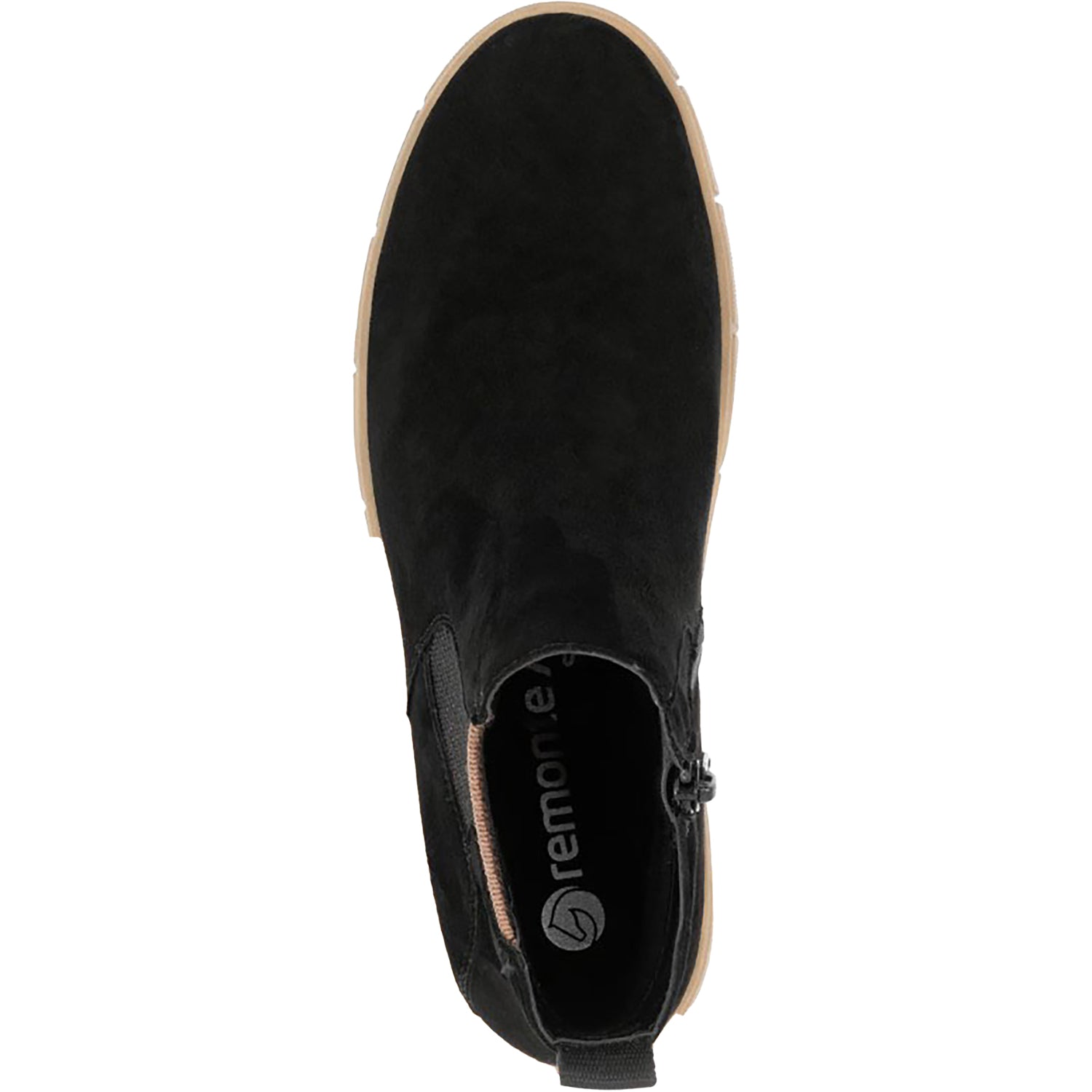 Womens Remonte Women's Remonte D1T71-00 Schwarz/Schwarz/Braun Leather Schwarz/Schwarz/Braun Leather