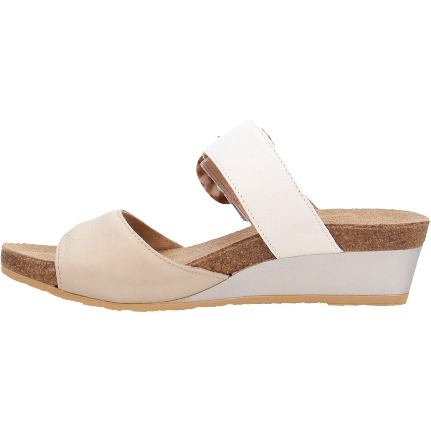 Womens Naot Women's Naot Kingdom Soft Ivory/Soft White Leather Soft Ivory/Soft White Leather