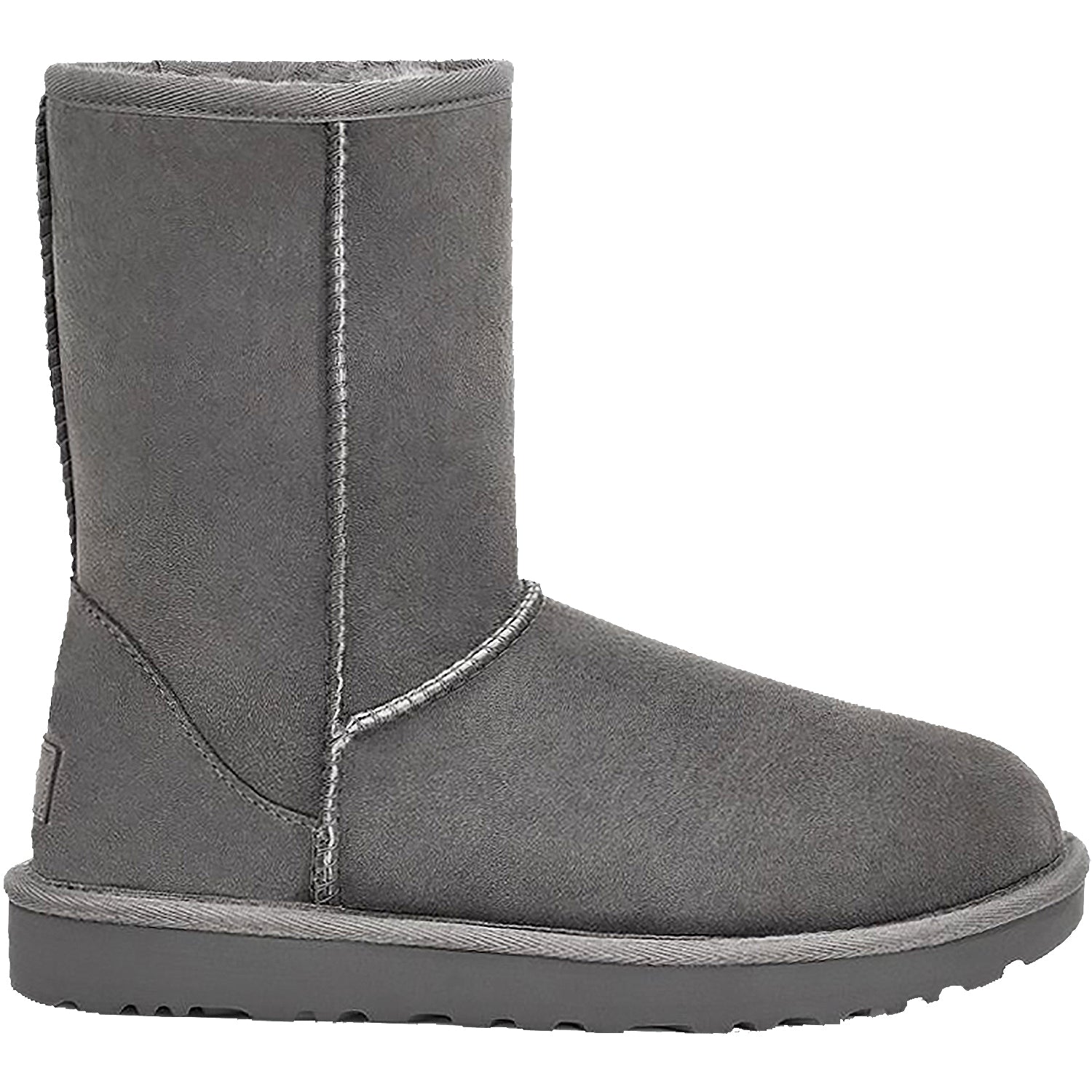Womens Ugg Women's UGG Classic Short II Grey Sheepskin Grey Sheepskin