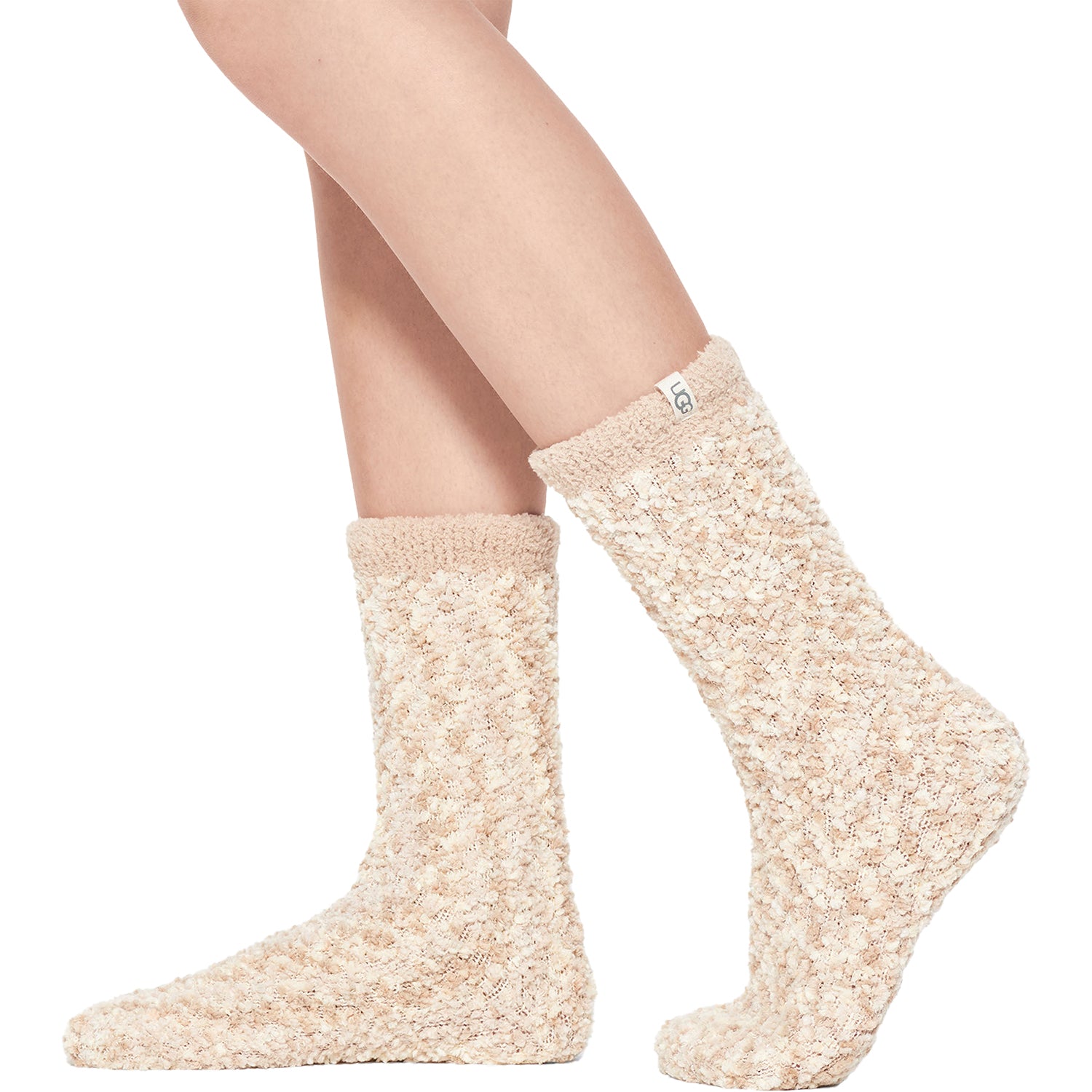 Womens Ugg Women's Ugg Cozy Chenille Sock Cream Synthetic Cream Synthetic