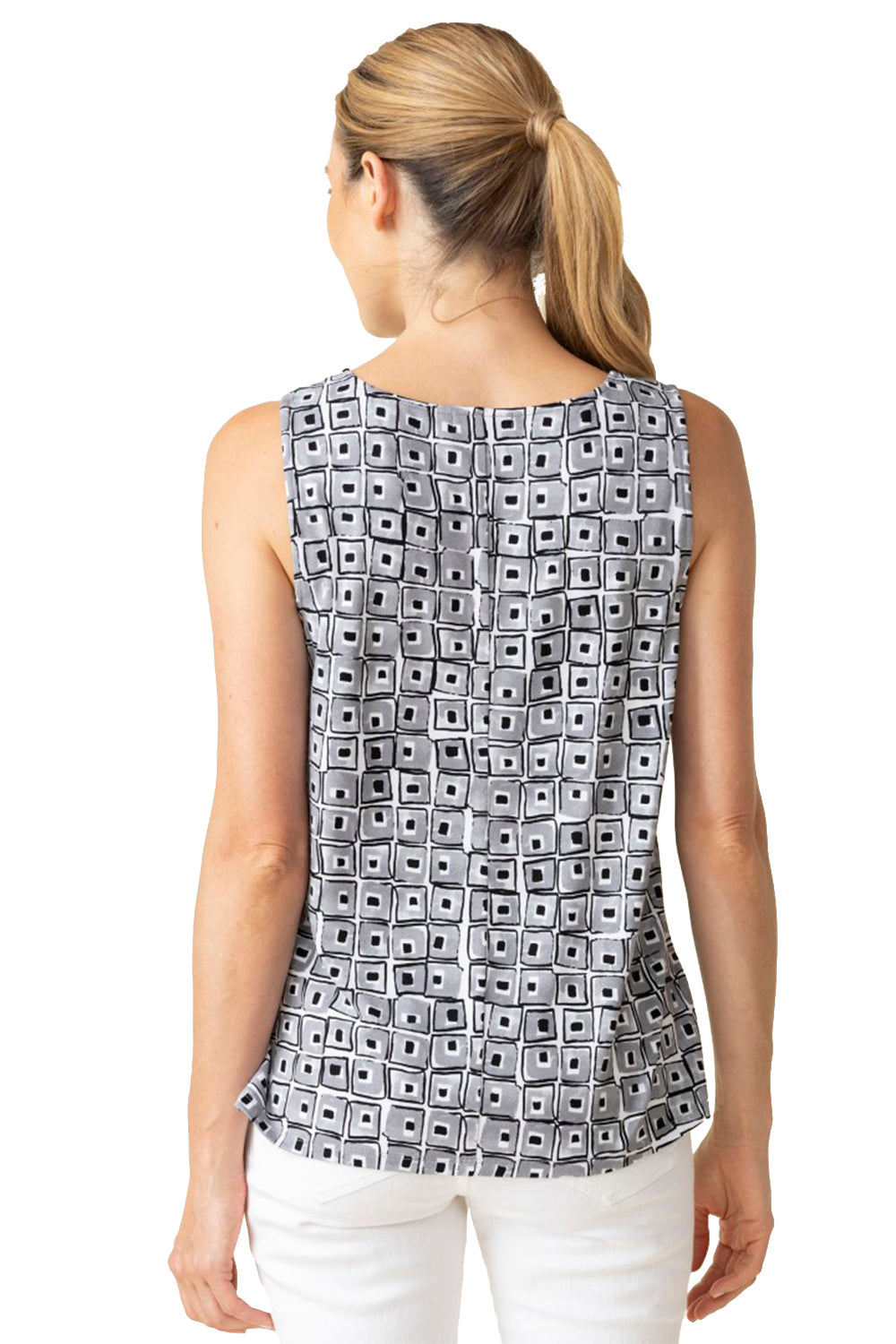 Womens Habitat Women's Habitat Core Travel Cubism Easy Tank Black Black