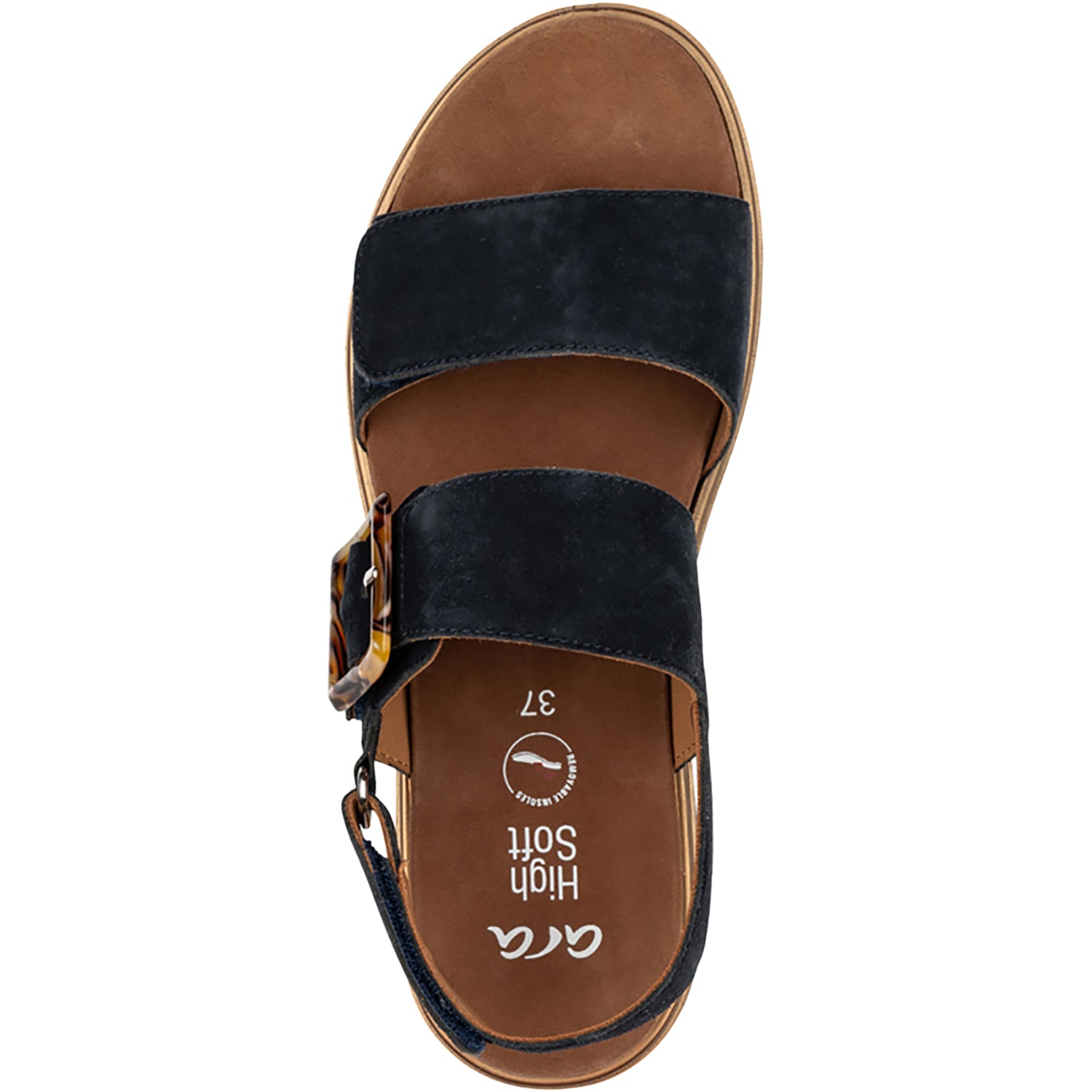 Womens Ara shoes Women's Ara Marbella Navy Kid Suede Navy Kid Suede