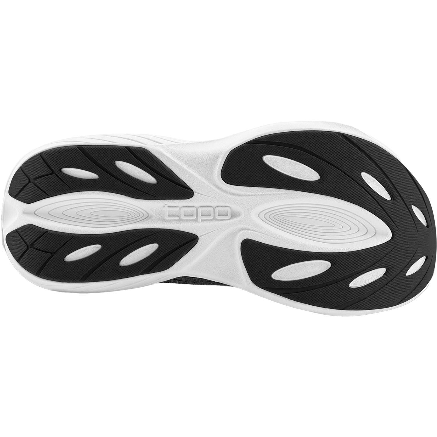 Womens Topo Women's Topo Atmos Black/White Mesh Black/White Mesh