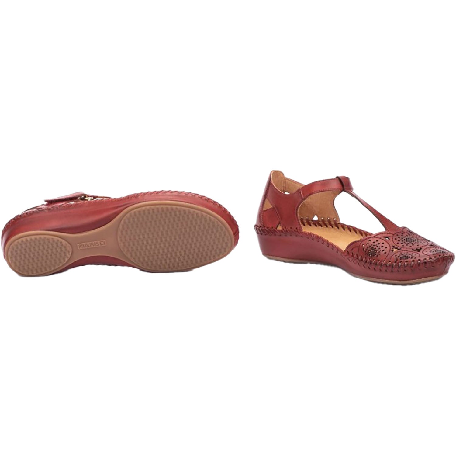 Womens Pikolinos Women's Pikolinos P. Vallarta 655-0734 Sandia Leather Sandia Leather