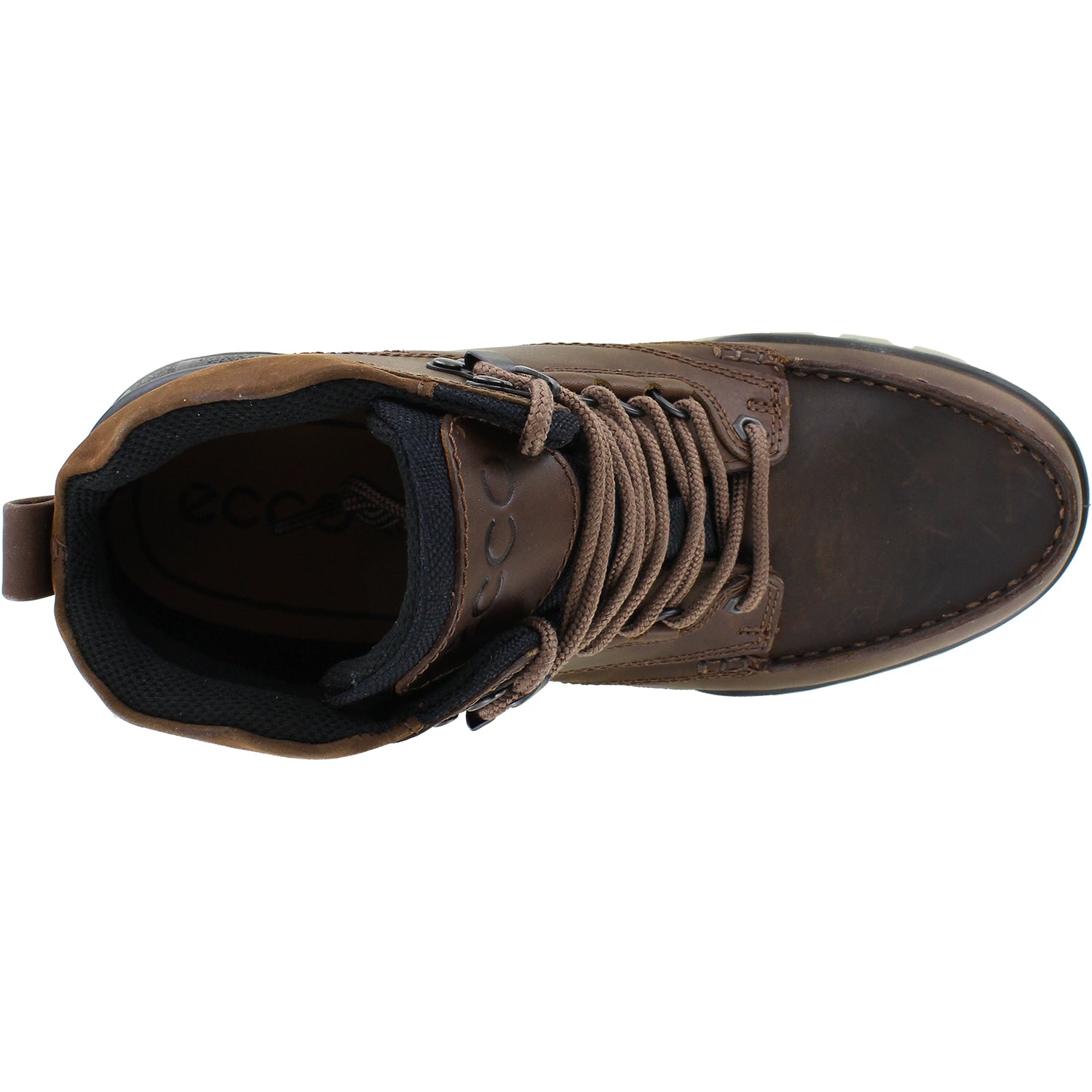 Mens Ecco Men's Ecco Track 25 High GTX Bison Leather/Nubuck Bison Leather/Nubuck
