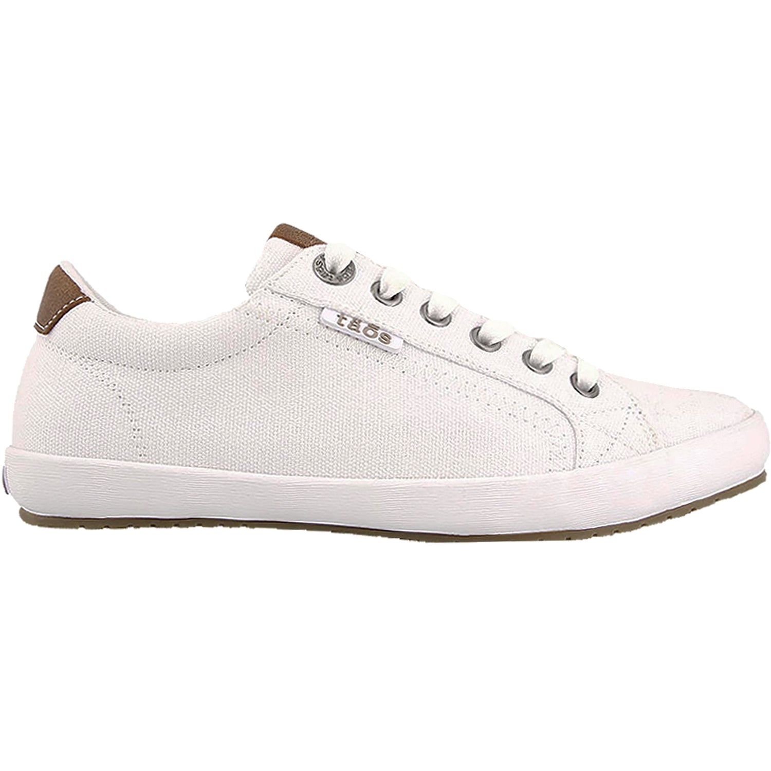 Womens Taos Women's Taos Star Burst White/Tan Canvas White/Tan Canvas