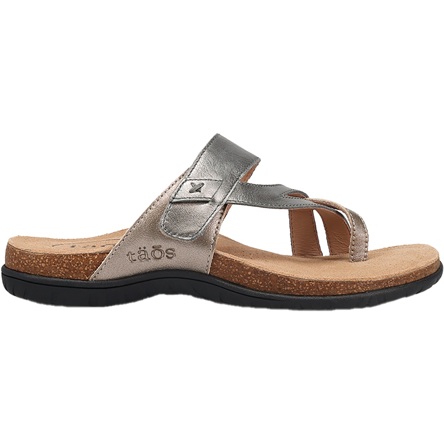 Womens Taos Women's Taos Perfect Grey/Champagne Metallic Leather Grey/Champagne Metallic Leather