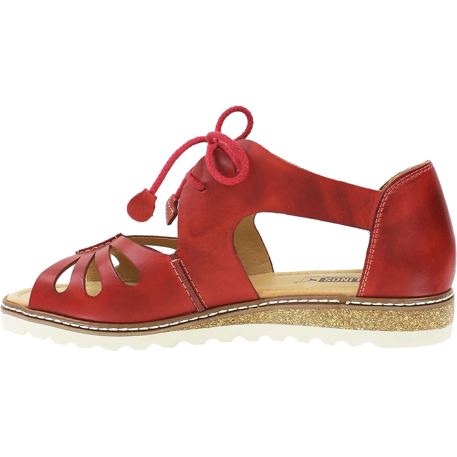 Womens Pikolinos Women's Pikolinos Alcudia W1L-0917 Coral Leather Coral Leather