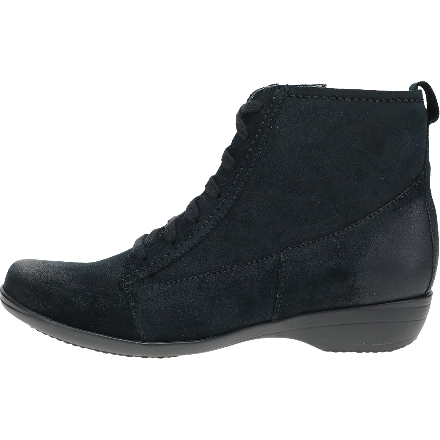 Womens Dansko Women's Dansko Fergie Black Burnished Suede Black Burnished Suede