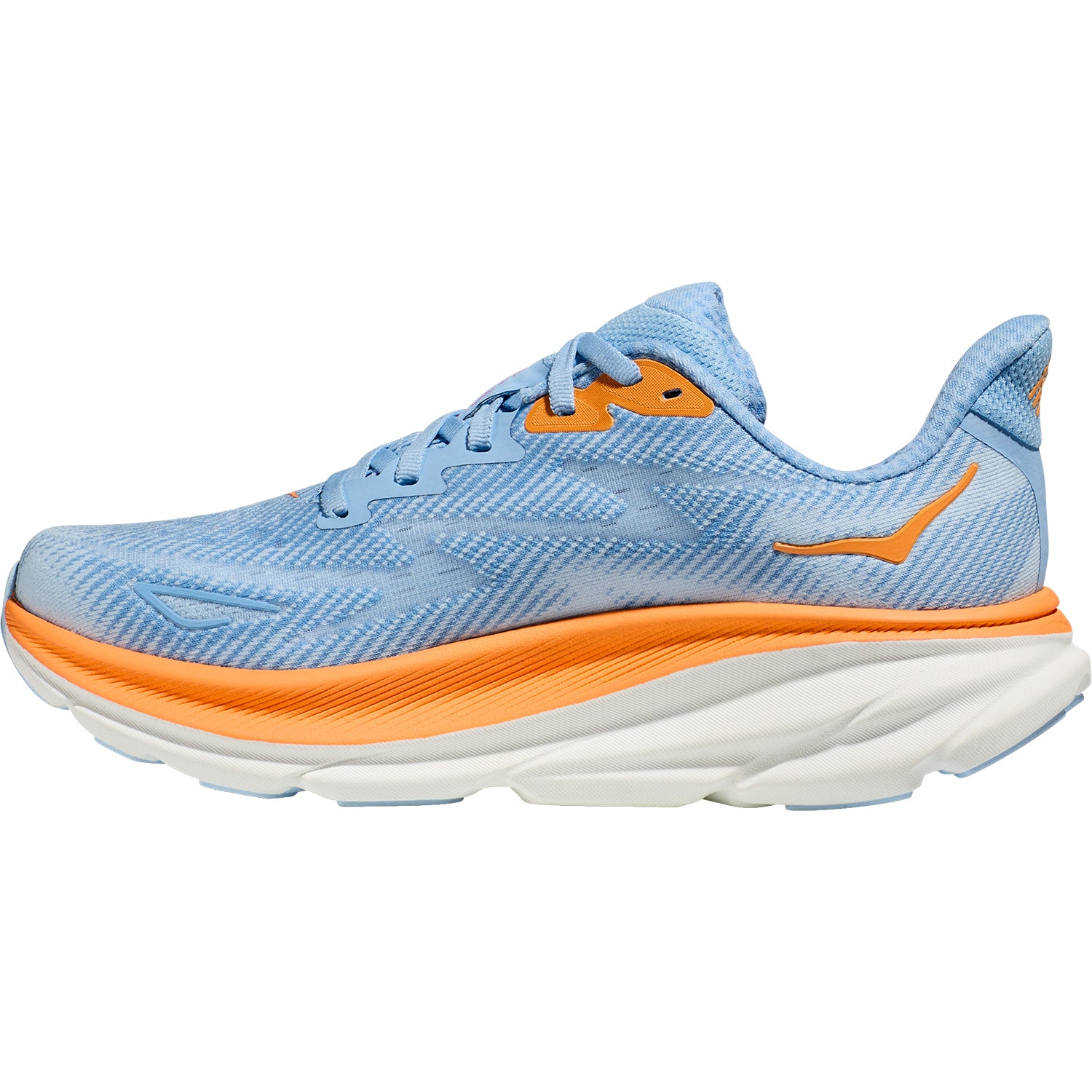 Womens Hoka one one Women's Hoka Clifton 9 Airy Blue/Ice Water Mesh Airy Blue/Ice Water Mesh
