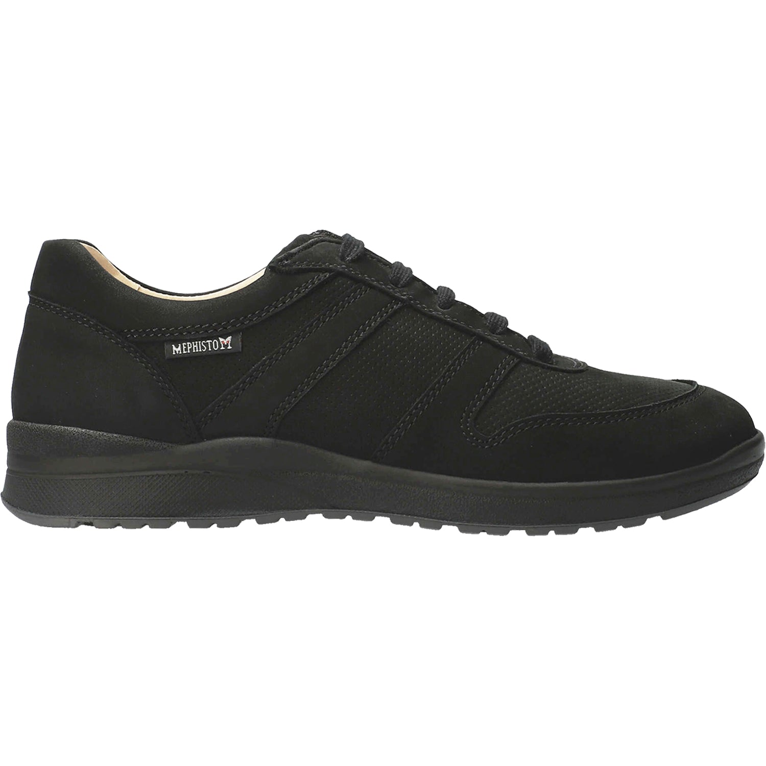 Womens Mephisto Women's Mephisto Rebeca Perf Black Bucksoft Nubuck Black Bucksoft Nubuck