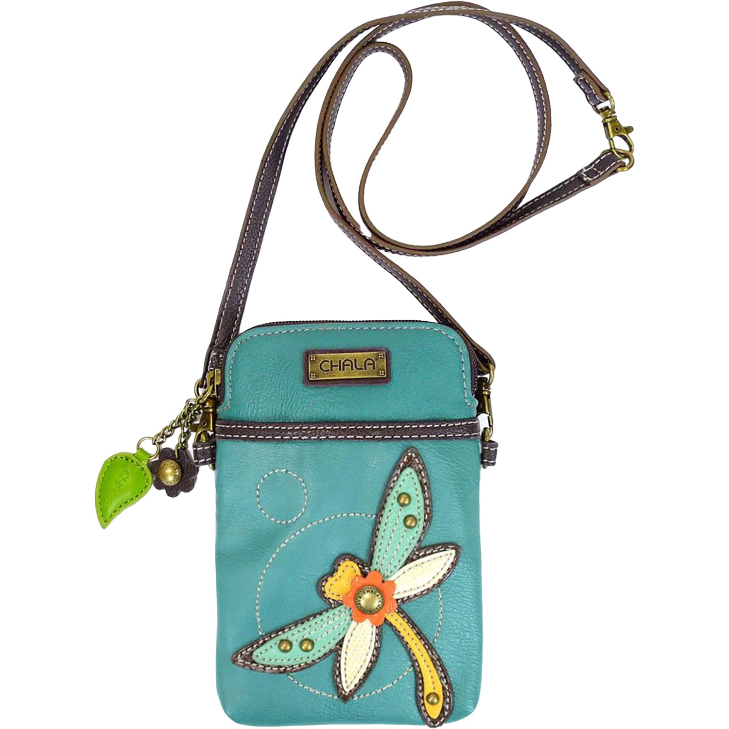 Unisex Chala Chala Dragonfly Cellphone Xbody Turquoise Synthetic Turquoise Synthetic