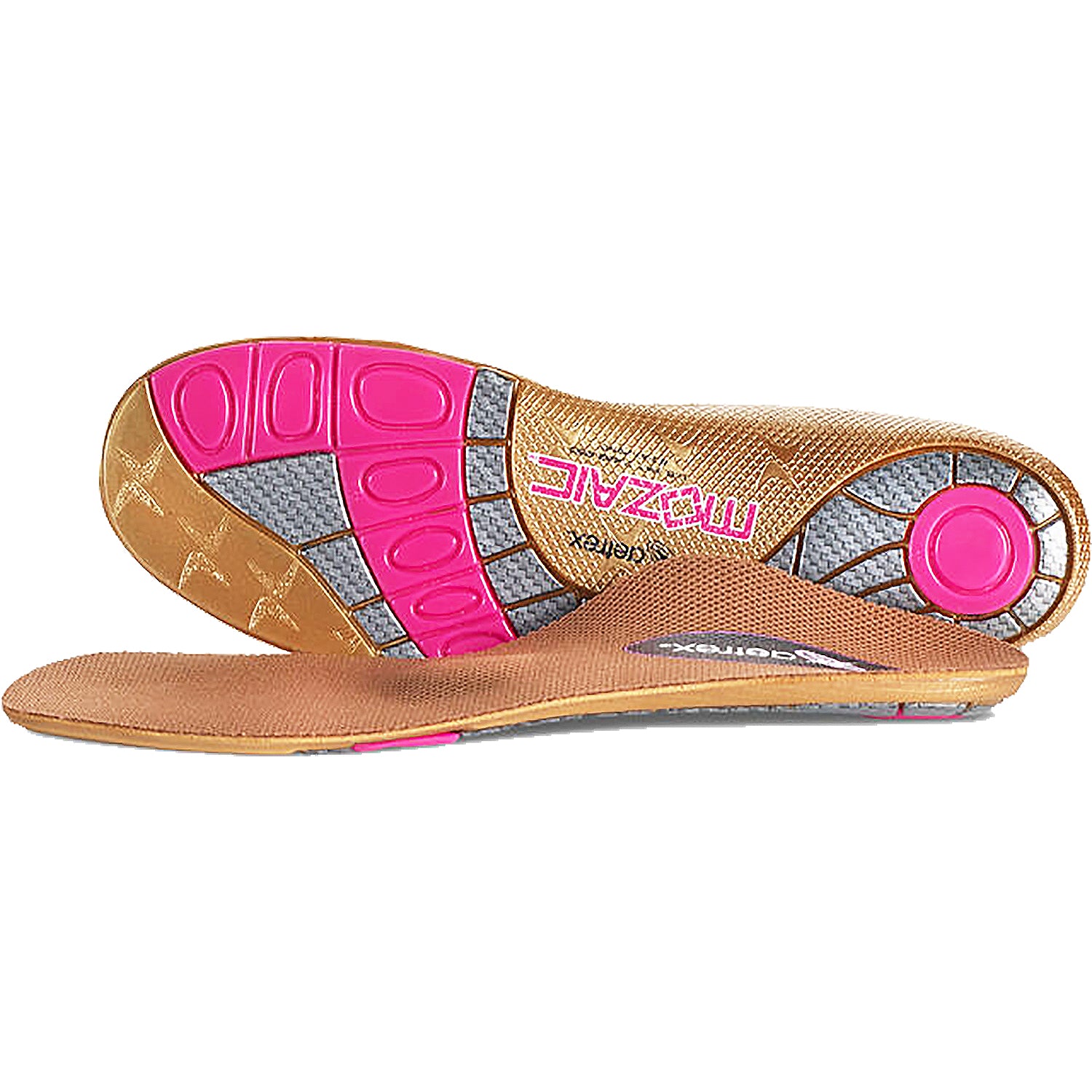 Womens Lynco Women's Aetrex Lynco L2405 Mozaic Customizable Metatarsal Orthotic Copper