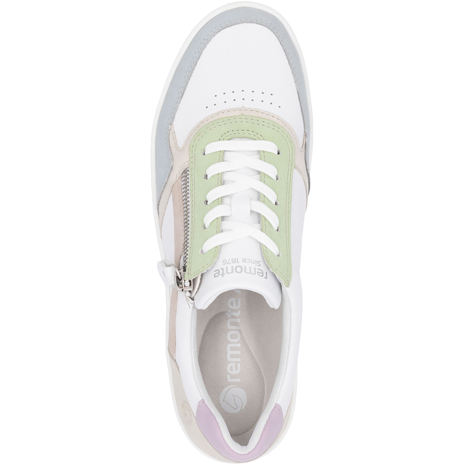 Womens Remonte Women's Remonte D0J01-87 Kendra 01 Blue/Weiss/Cream/Rose Leather Blue/Weiss/Cream/Rose Leather