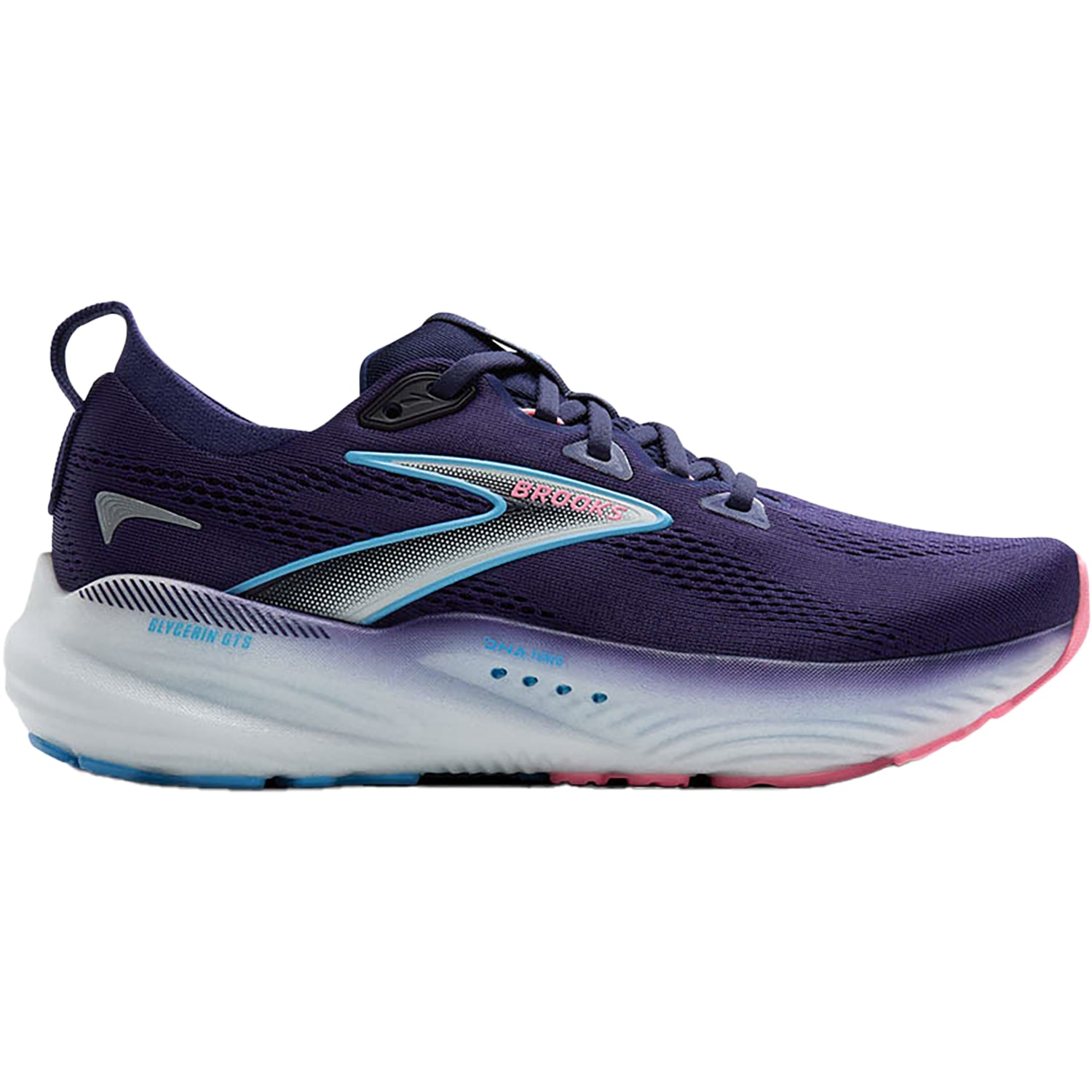 Womens Brooks Women's Brooks Glycerin GTS 22 Blue Ribbon/Peacoat/Dianthus Mesh Blue Ribbon/Peacoat/Dianthus Mesh