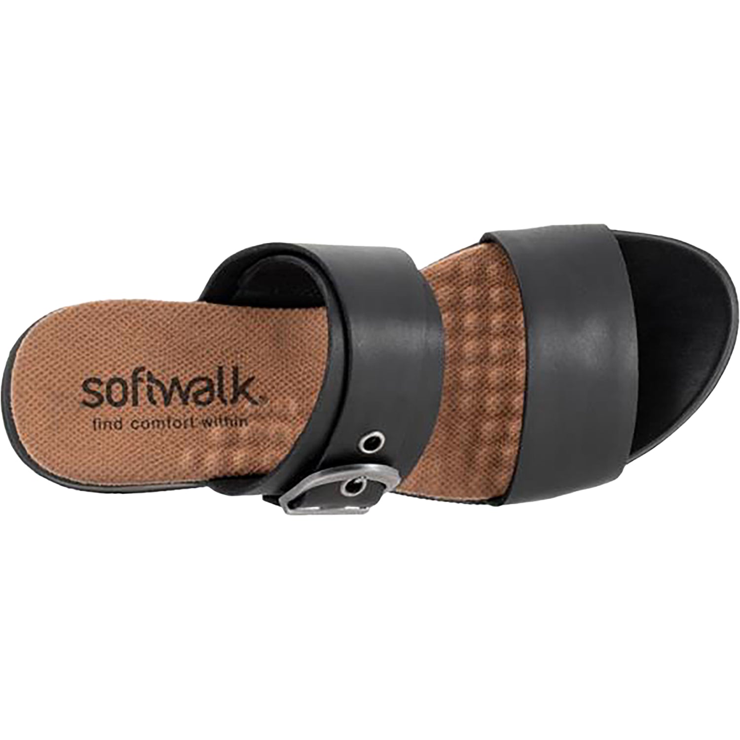 Womens Soft walk Women's Soft Walk Toki Black Leather Black Leather