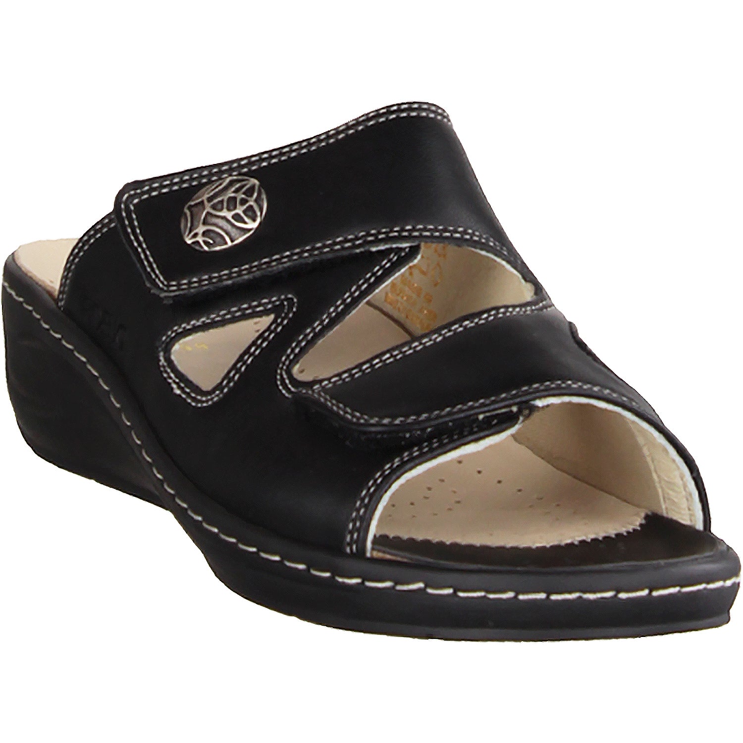 Womens Fidelio Women's Fidelio 43-4103 Linz 2 Black Leather Black Leather