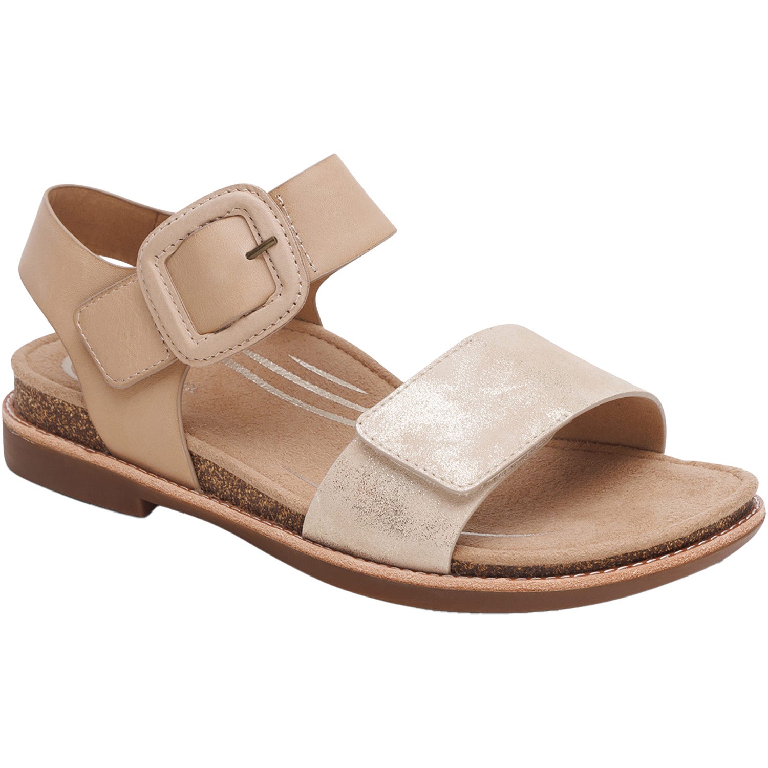 Womens Aetrex Women's Aetrex Claire Champagne Leather Champagne