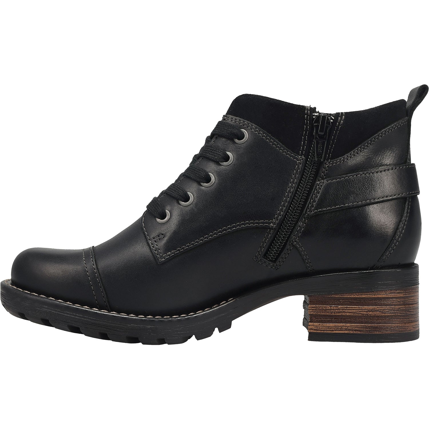 Womens Taos Women's Taos Mini Crave Black Leather Black Leather